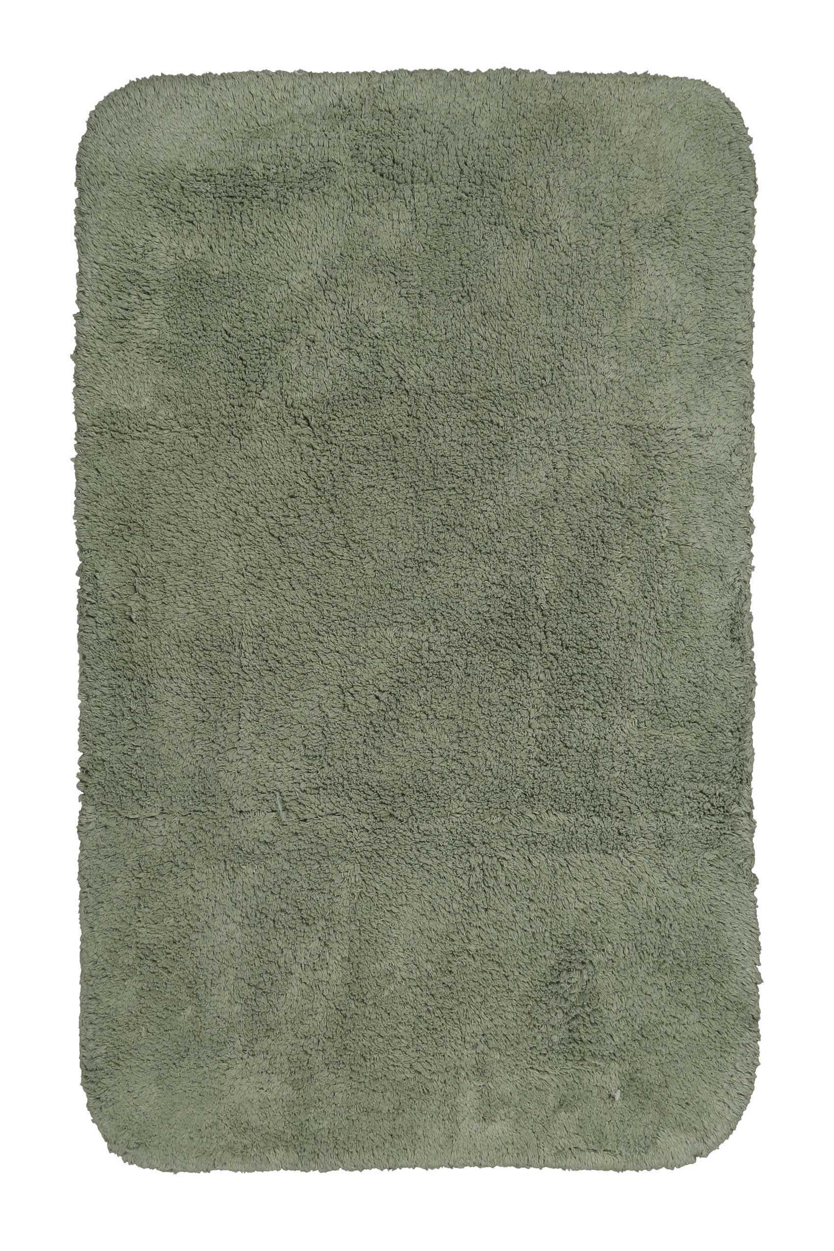 tapis de bain doux vert kaki coton 70x120