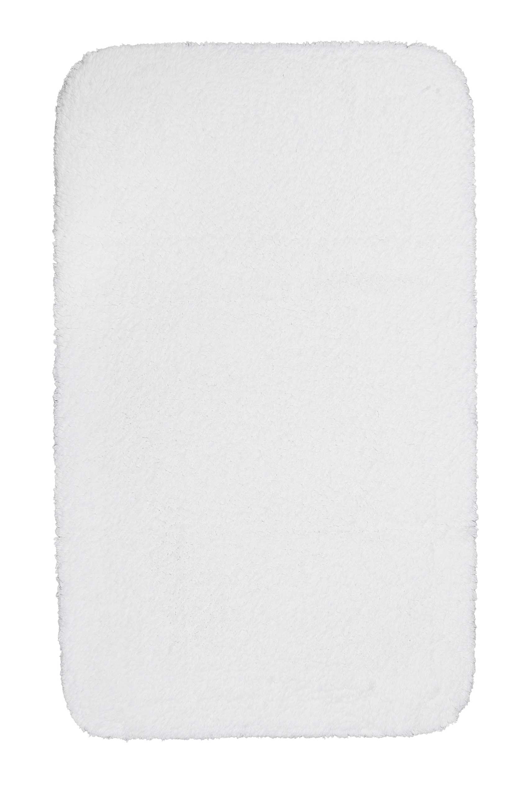 tapis de bain doux blanc coton 70x120