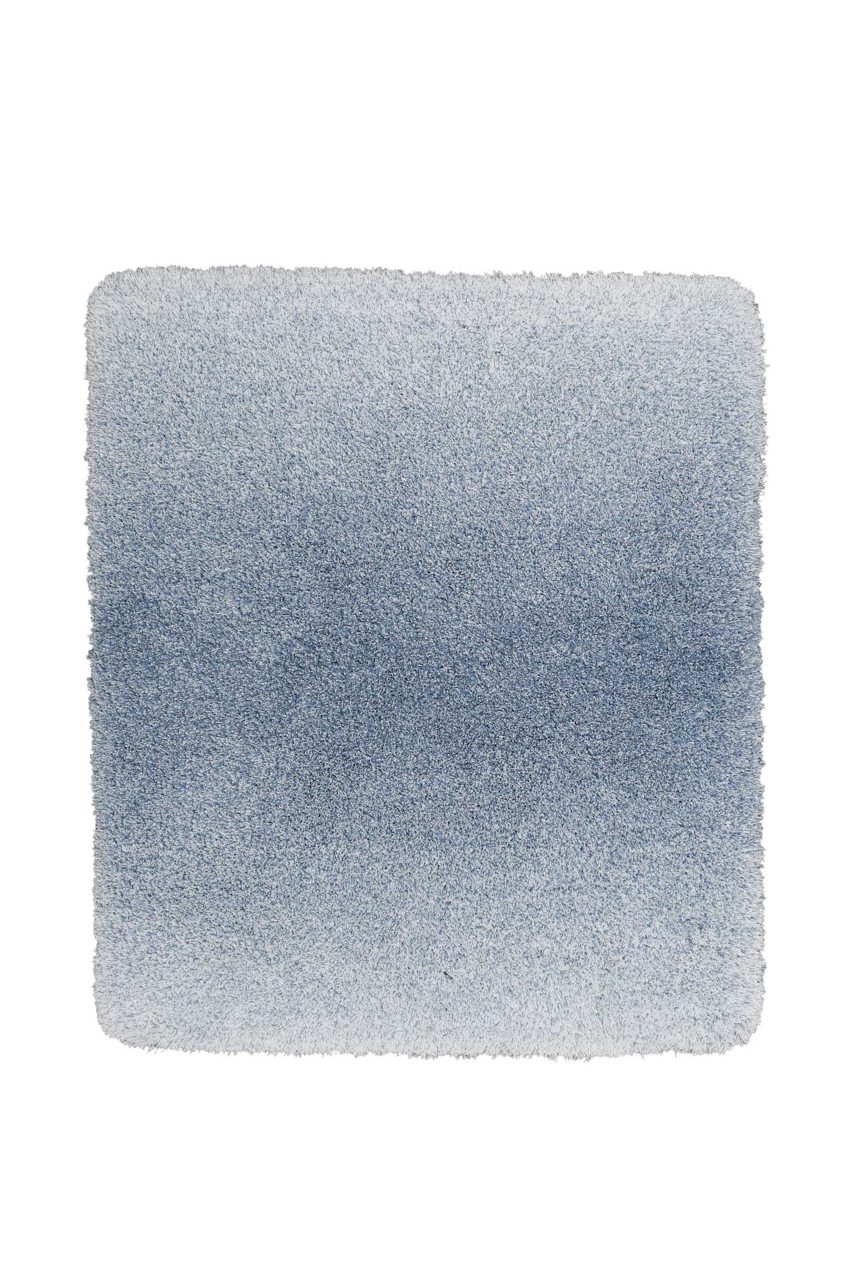 tapis de bain doux dégradé bleu 55x65