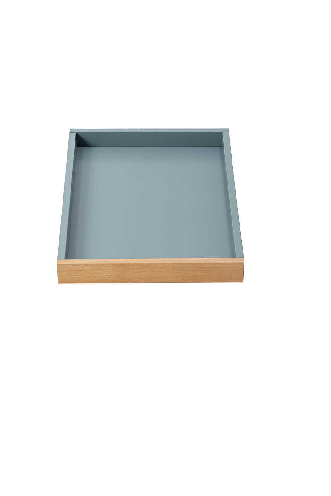 plateau optionnel pour table à langer  bleu gris