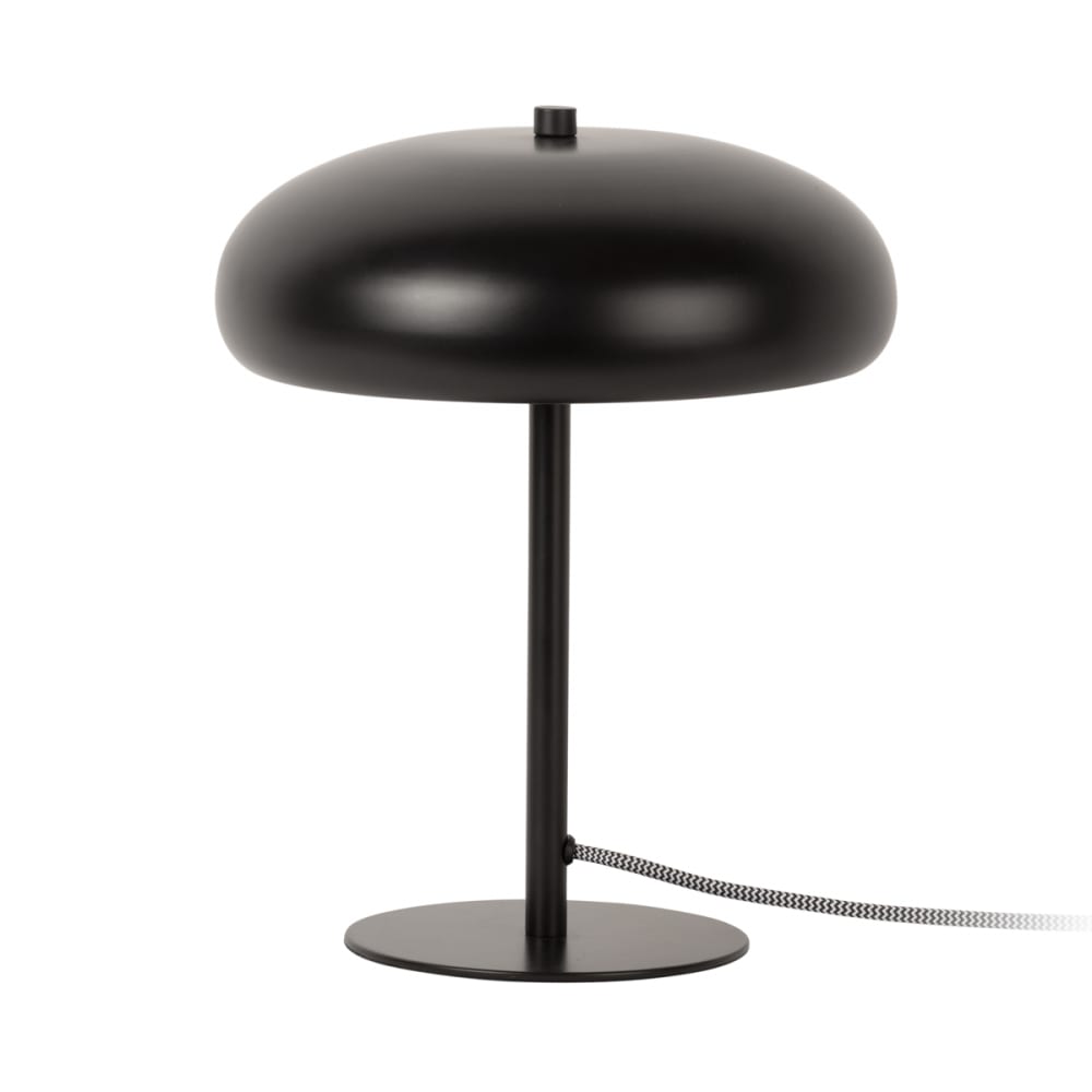 lampe de table h30cm shroom métal noir