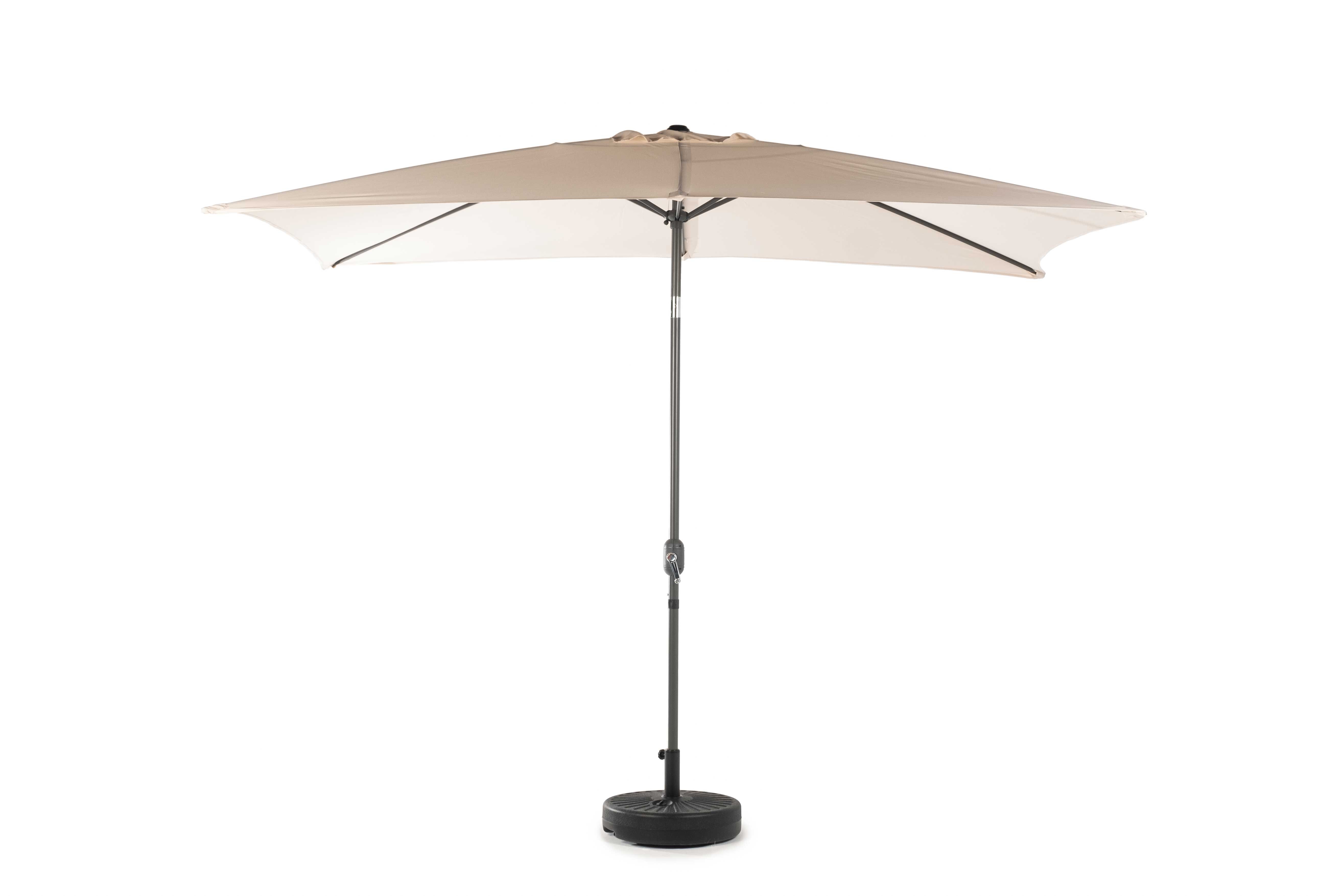 Parasol aluminium, Acier et Polyester Beige