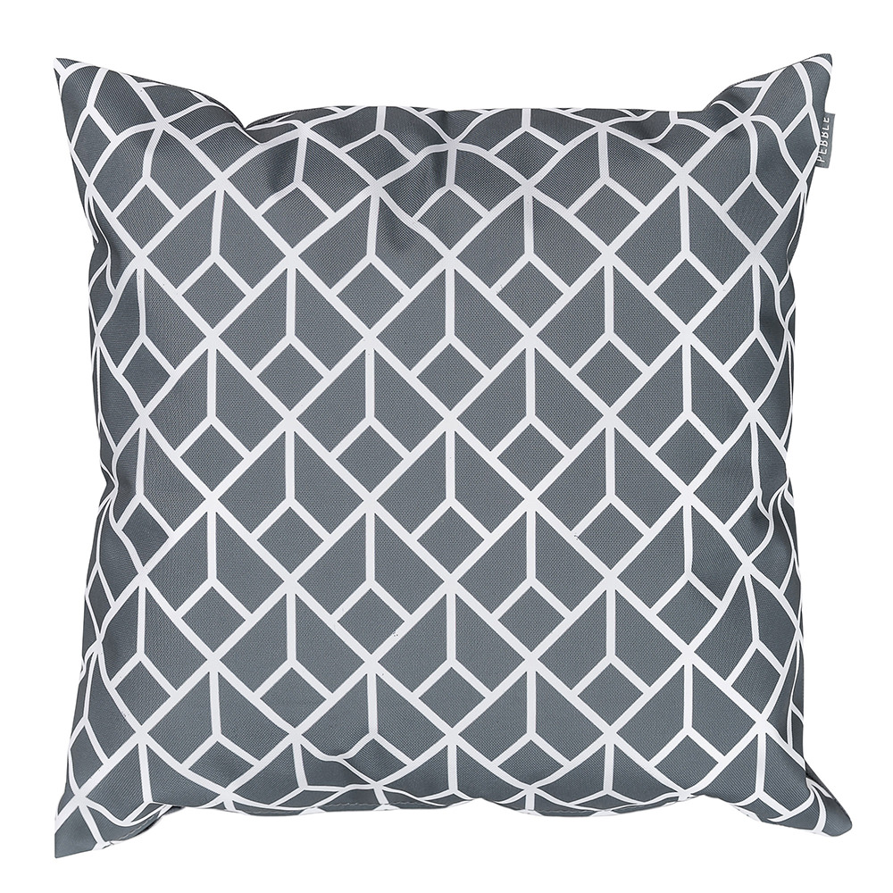 Coussin extérieur gris anthracite 43x43