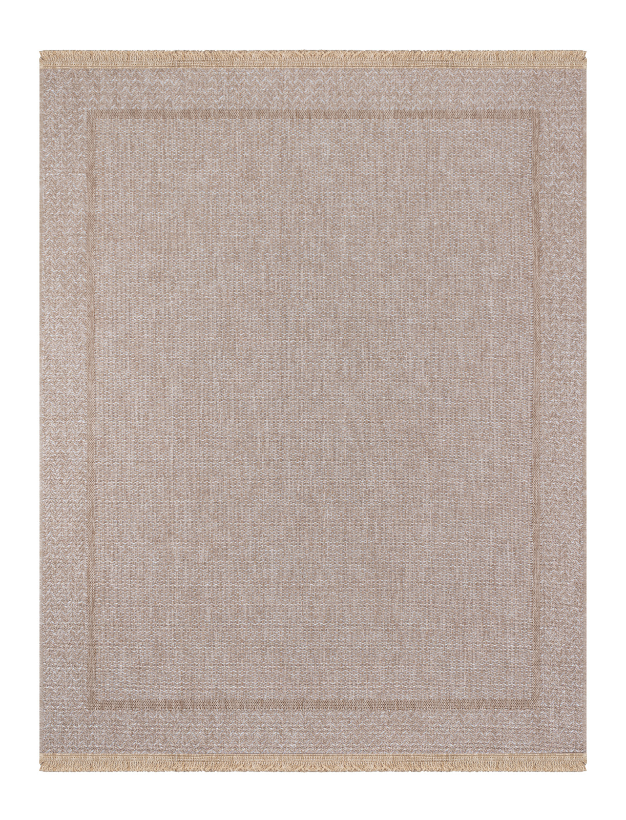 Tapis d'Extérieur/Intérieur Aspect Jute Beige 160x213