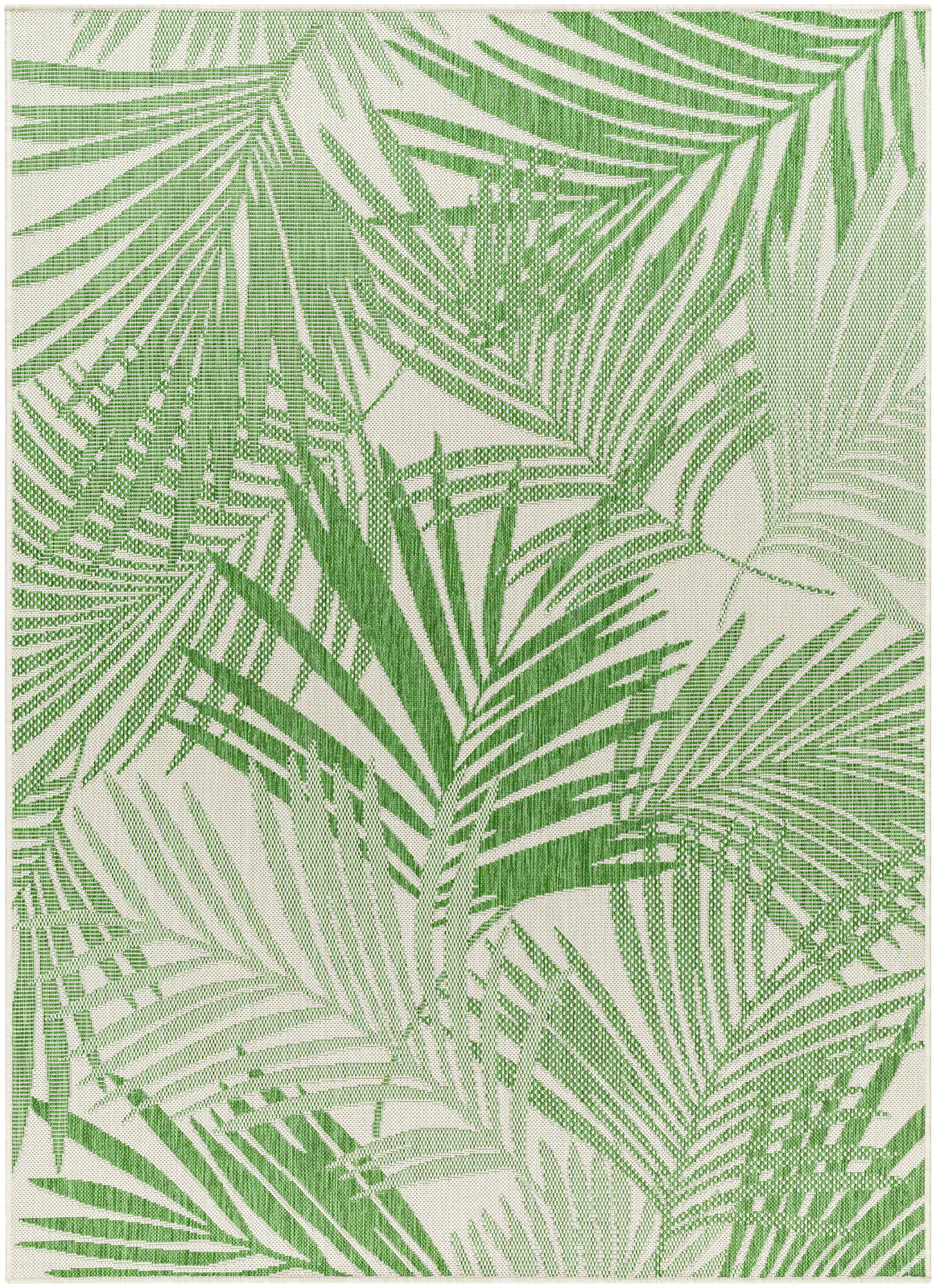 Tapis d'Extérieur et Intérieur - Vert et Ivoire - 120x170cm