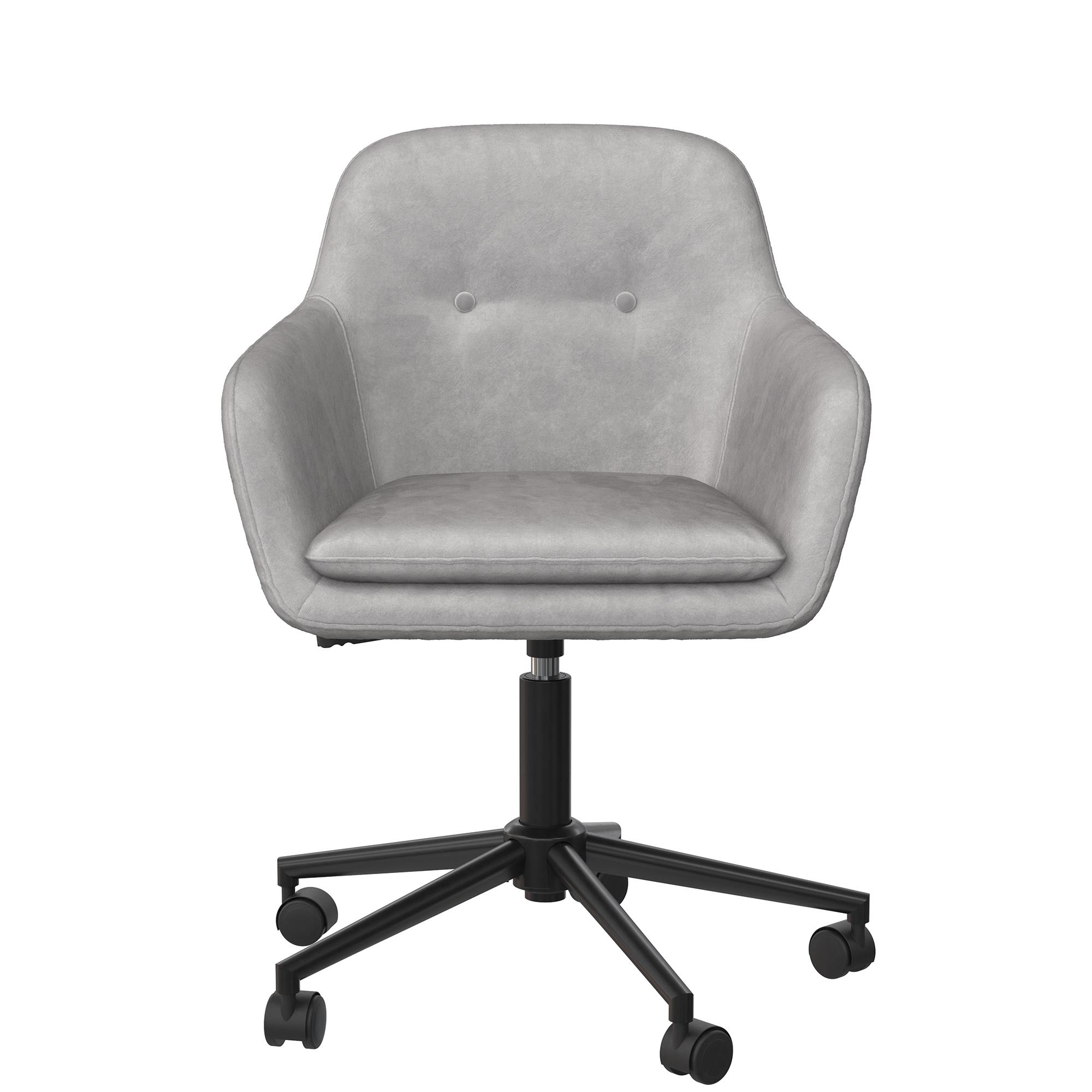 Chaise de bureau velours fauteuil bureau massant coussin lombaire intégré  hauteur réglable pivotante 360° vert menthe