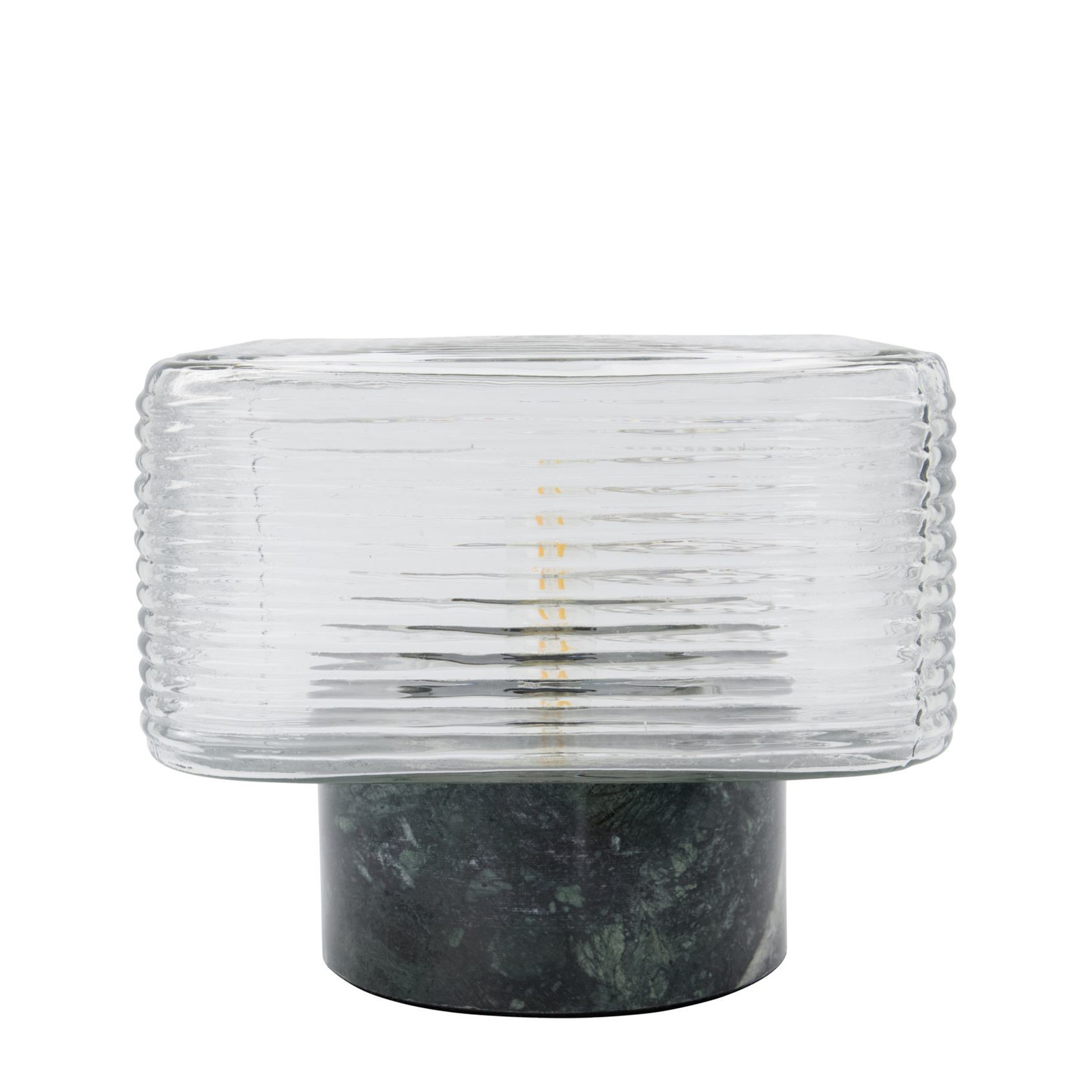 Lampe de table en marbre vert