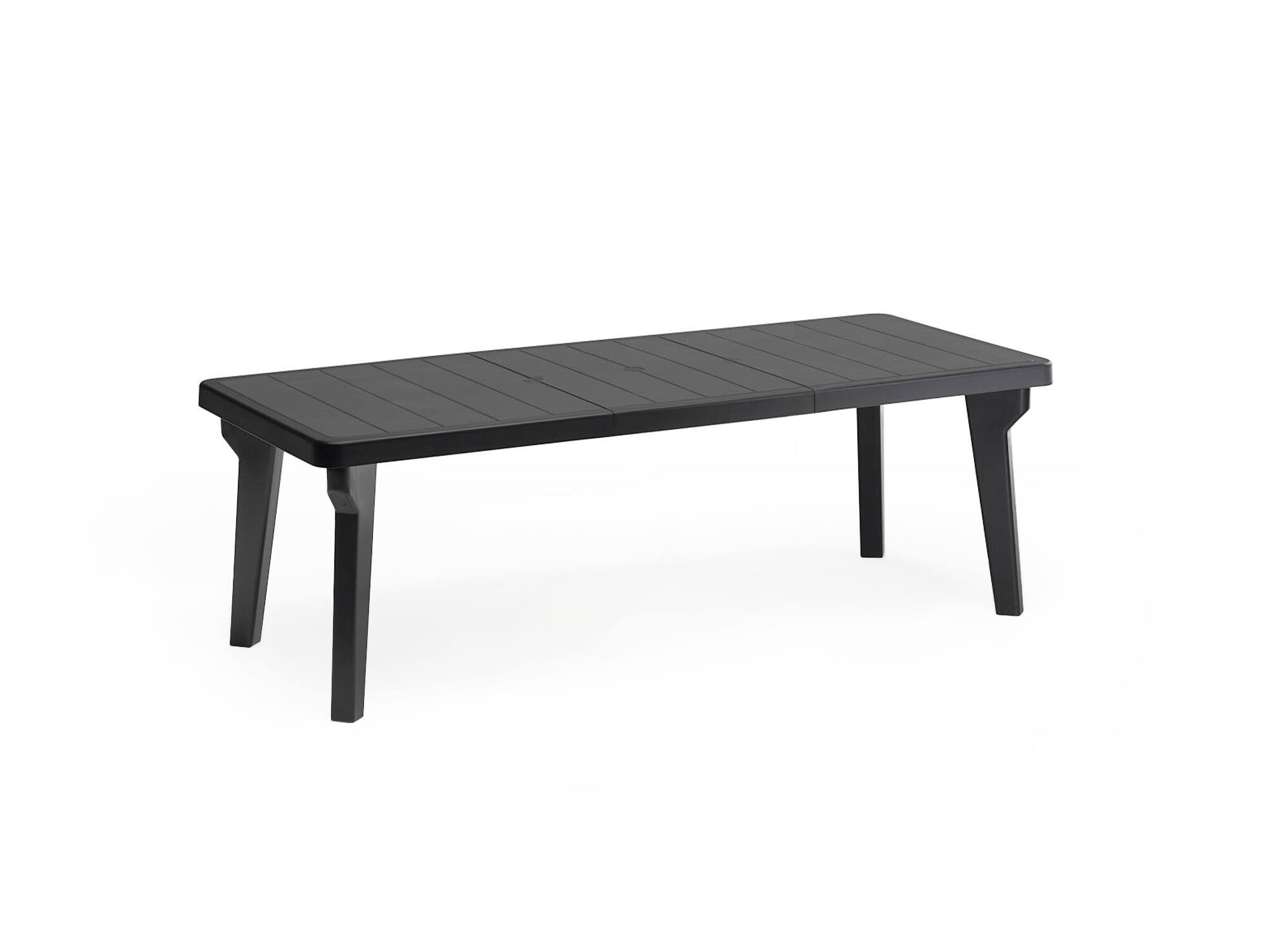 Table d'extérieur anthracite 92x90 cm