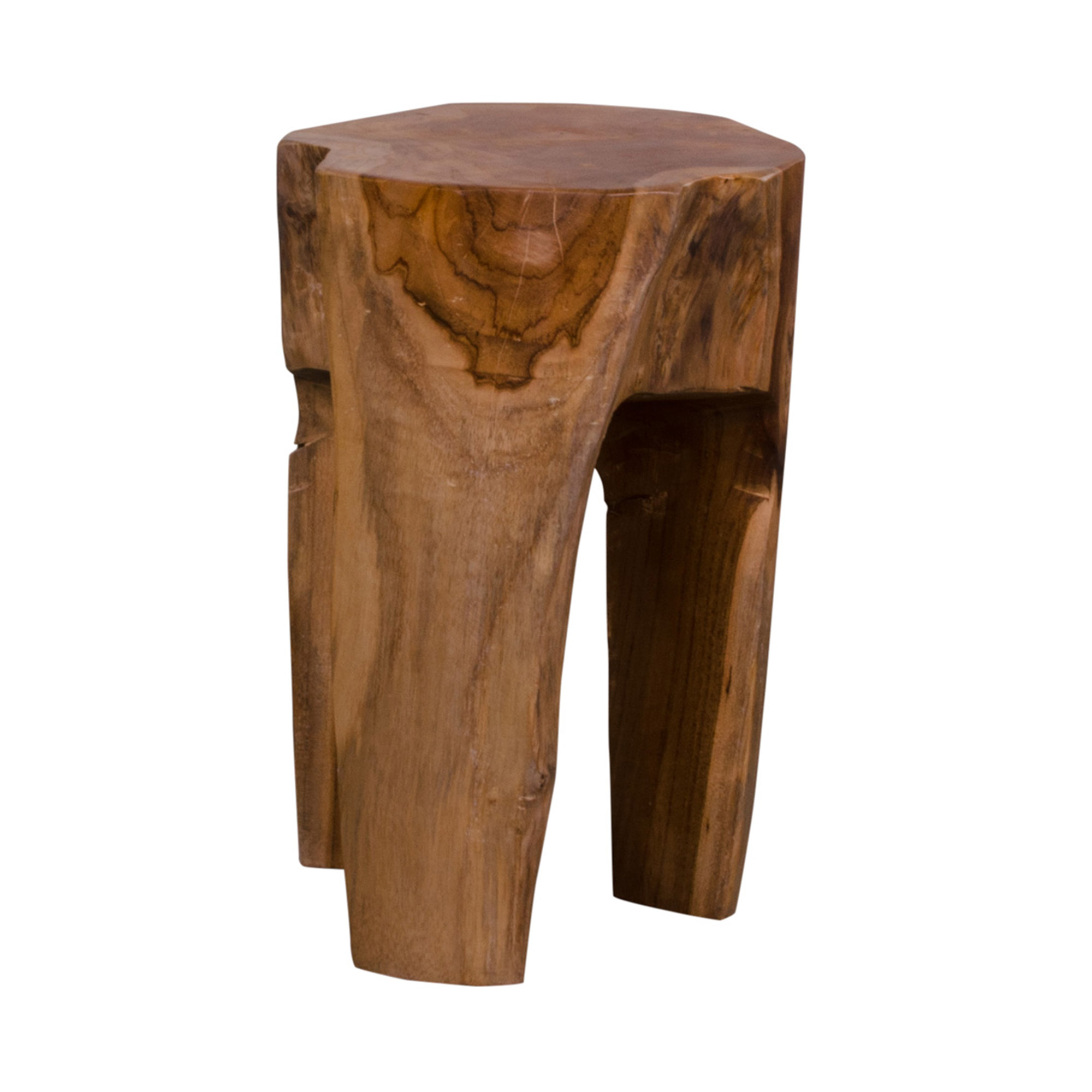 Tabouret en teck ROSE 40 cm