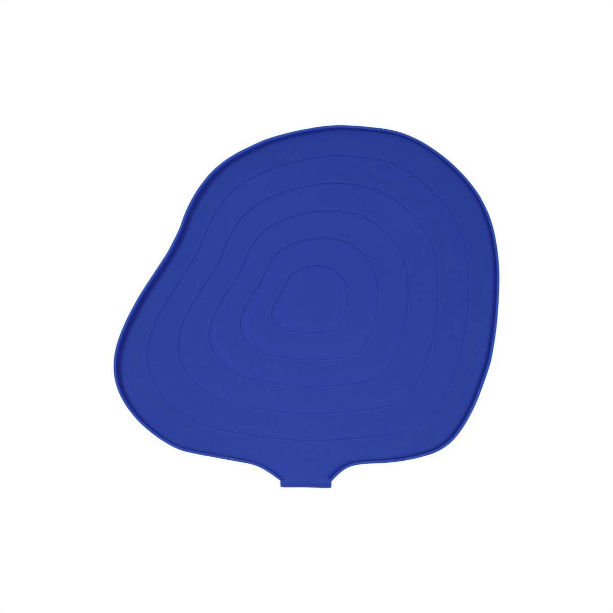 plateau bleu en silicone h1,2x43x39,6cm