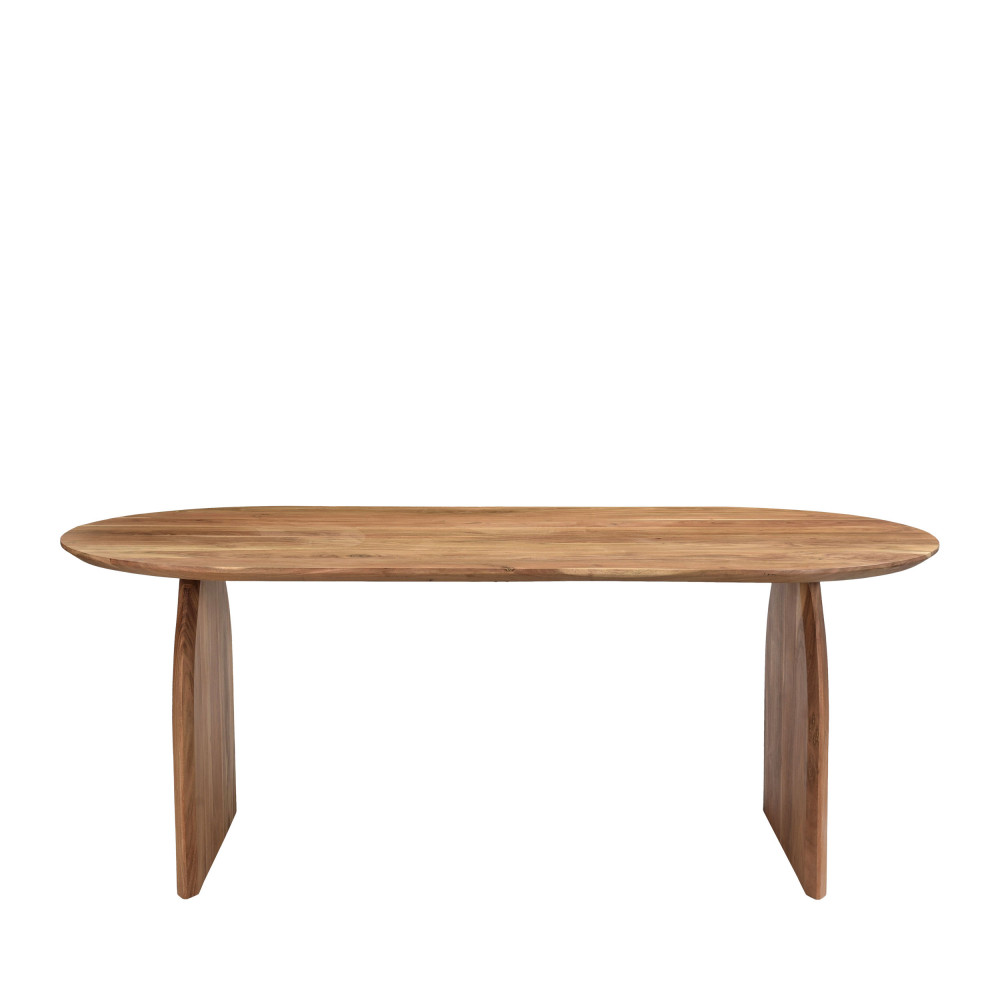 Table à manger 8 personnes en bois massif d&rsquo;acacia – Bois