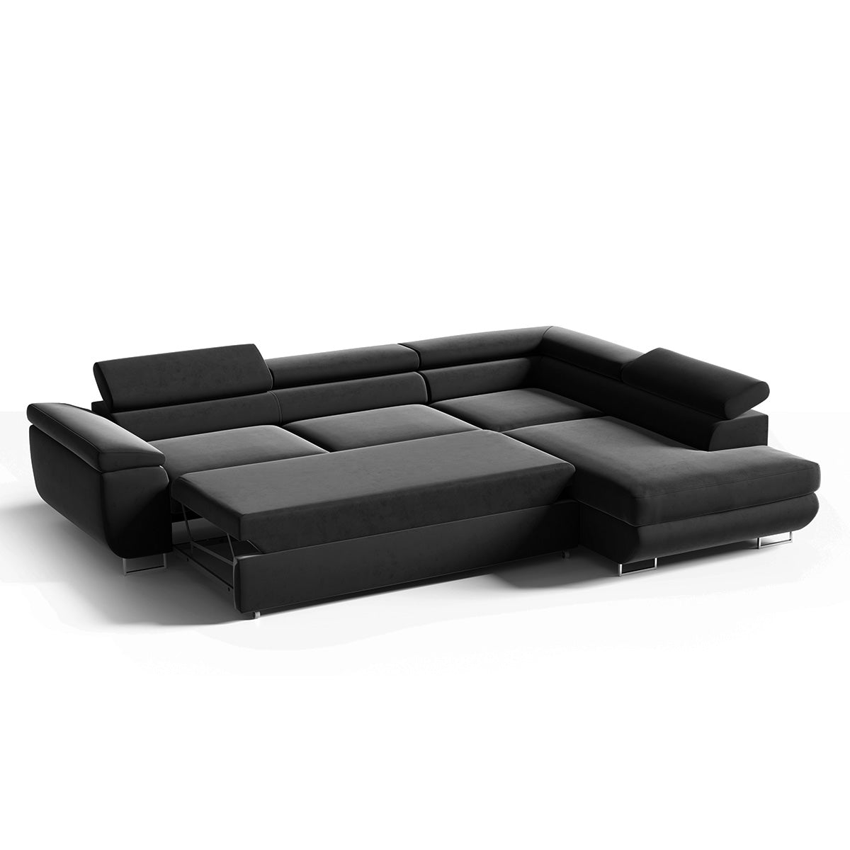 lyam - Canapé relax convertible Gris - Vue supplémentaire 2