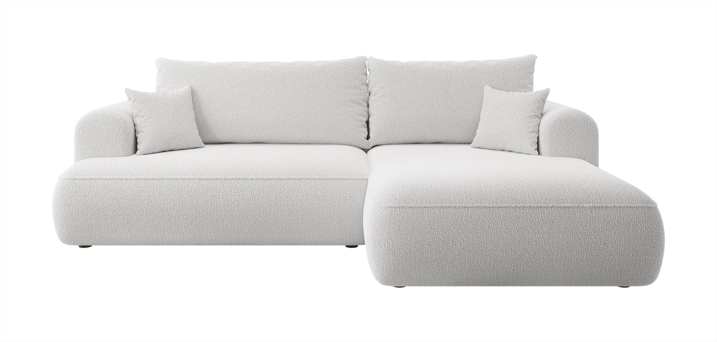 Canapé d'angle 3 places Gris Design Confort