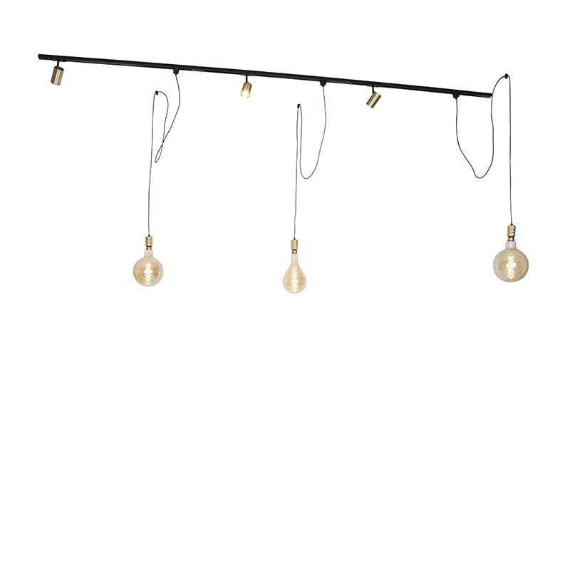 Plafonnier en aluminium doré