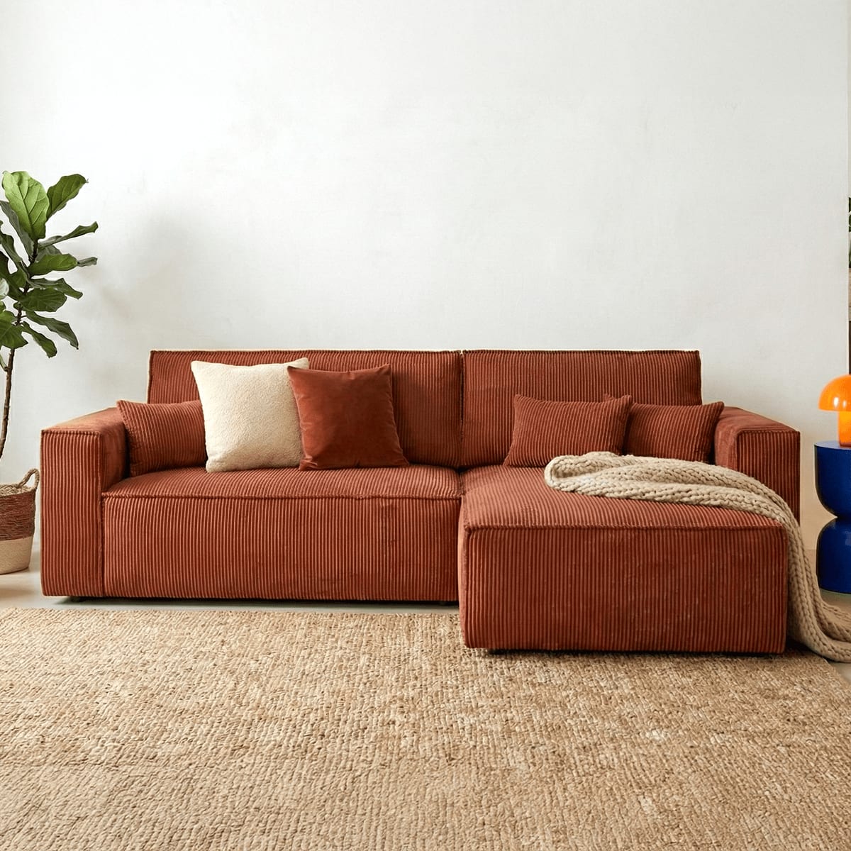 livia - Canapé convertible Orange - Vue supplémentaire 2