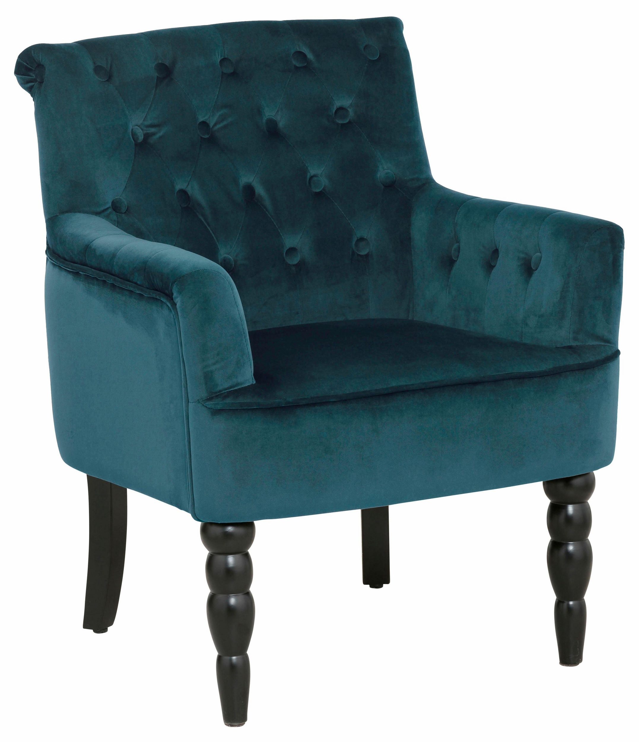 Notio. Кресло синее бархатное. Кресло из замши. Темное кресло. Кресло синее велюр.
