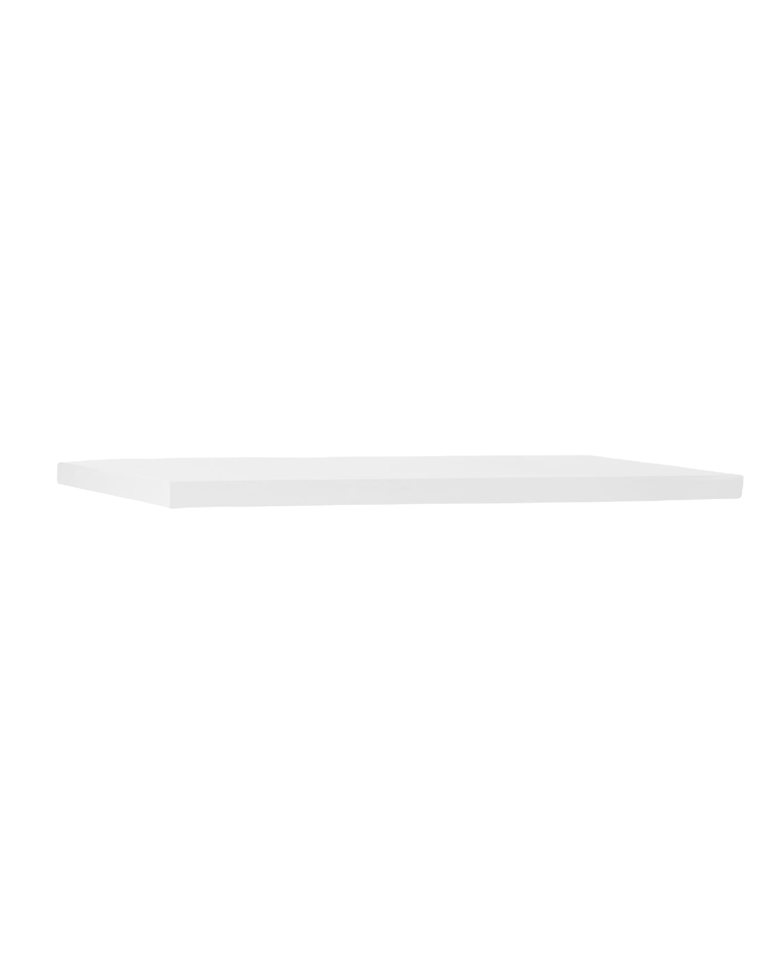 Étagère flottante en bois de sapin blanc 160×3,2cm