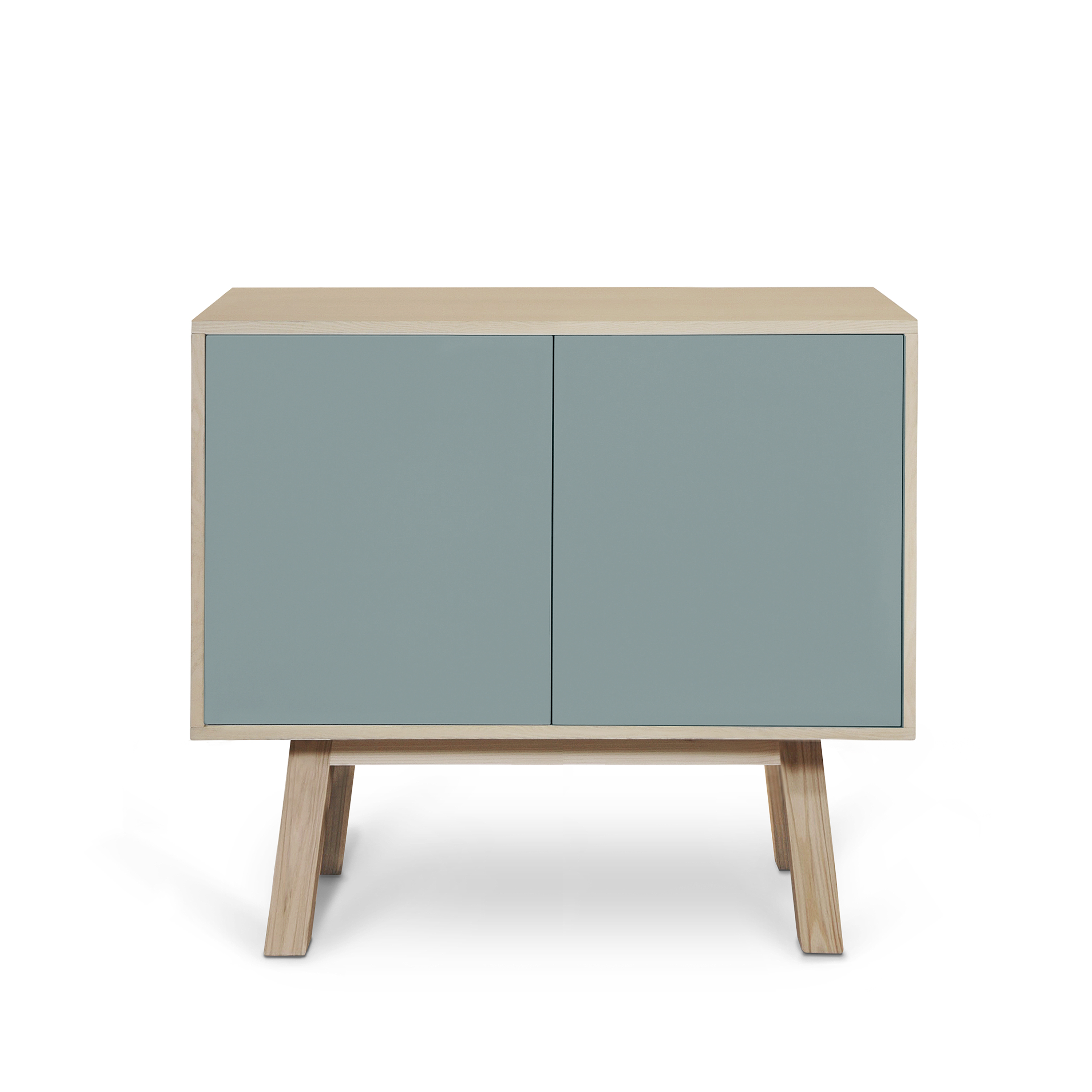 Buffet en frêne 2 portes 100 cm, hauteur 94 cm