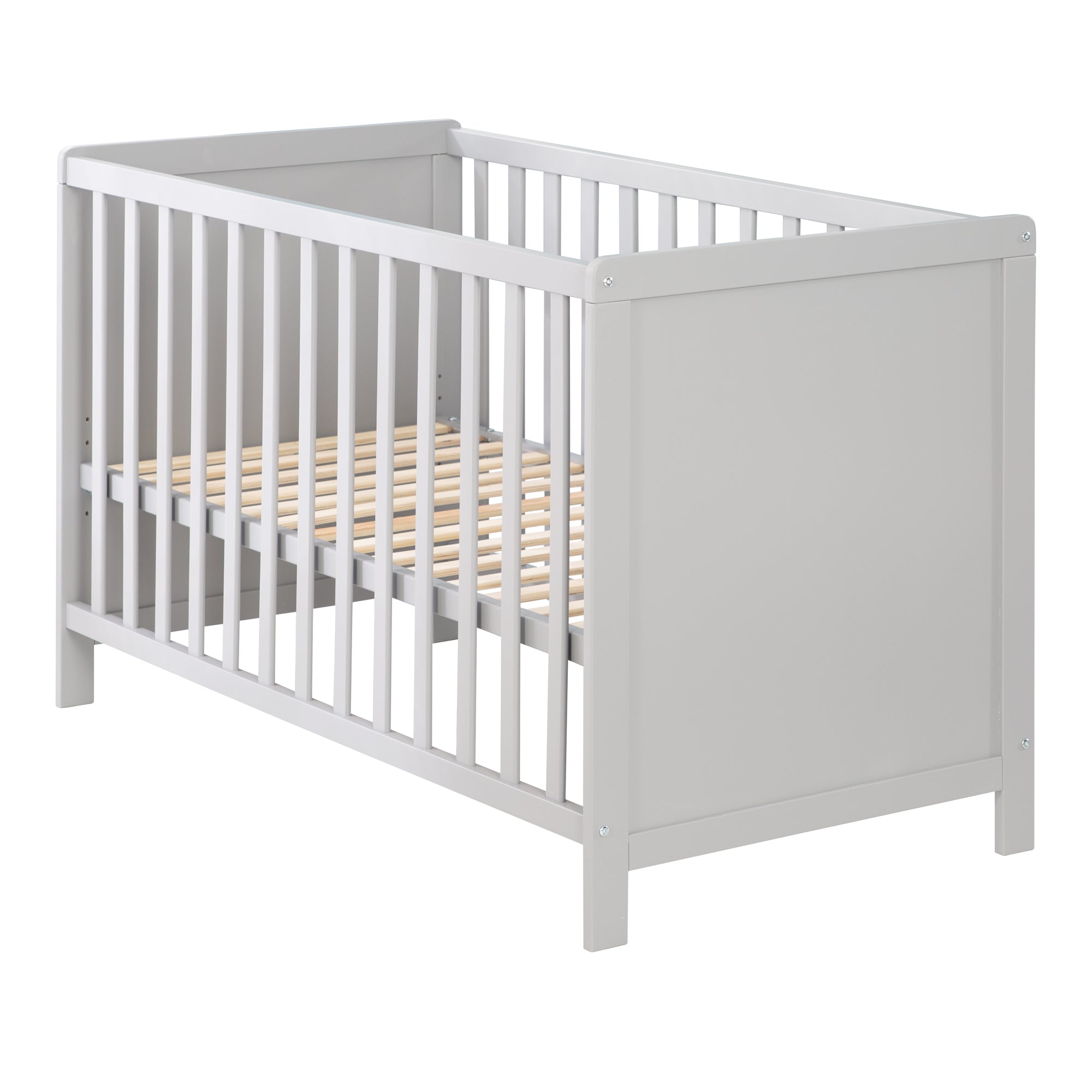 lit bébé 2en1 cododo et indépendant 60x120 en bois gris