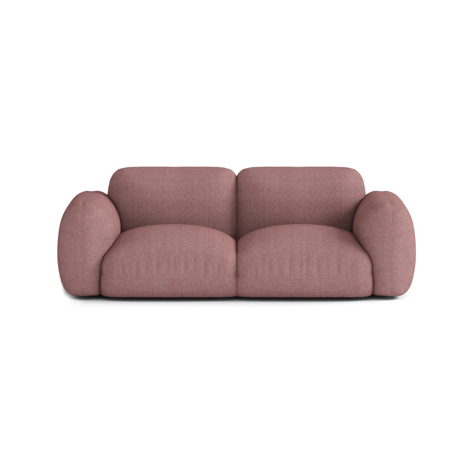 Canapé modulable 3 places Rouge Tissu Design Confort Promotion