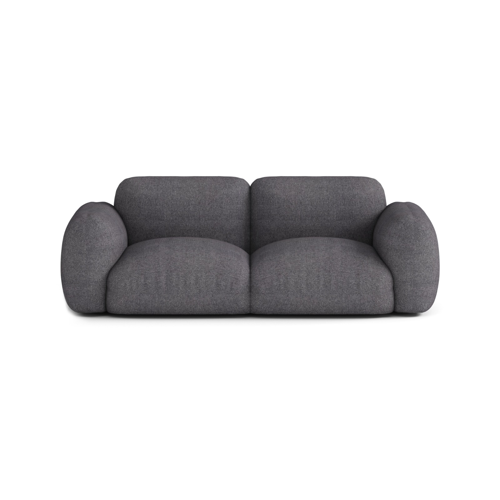 Canapé modulable 3 places Gris Tissu Design Confort Promotion