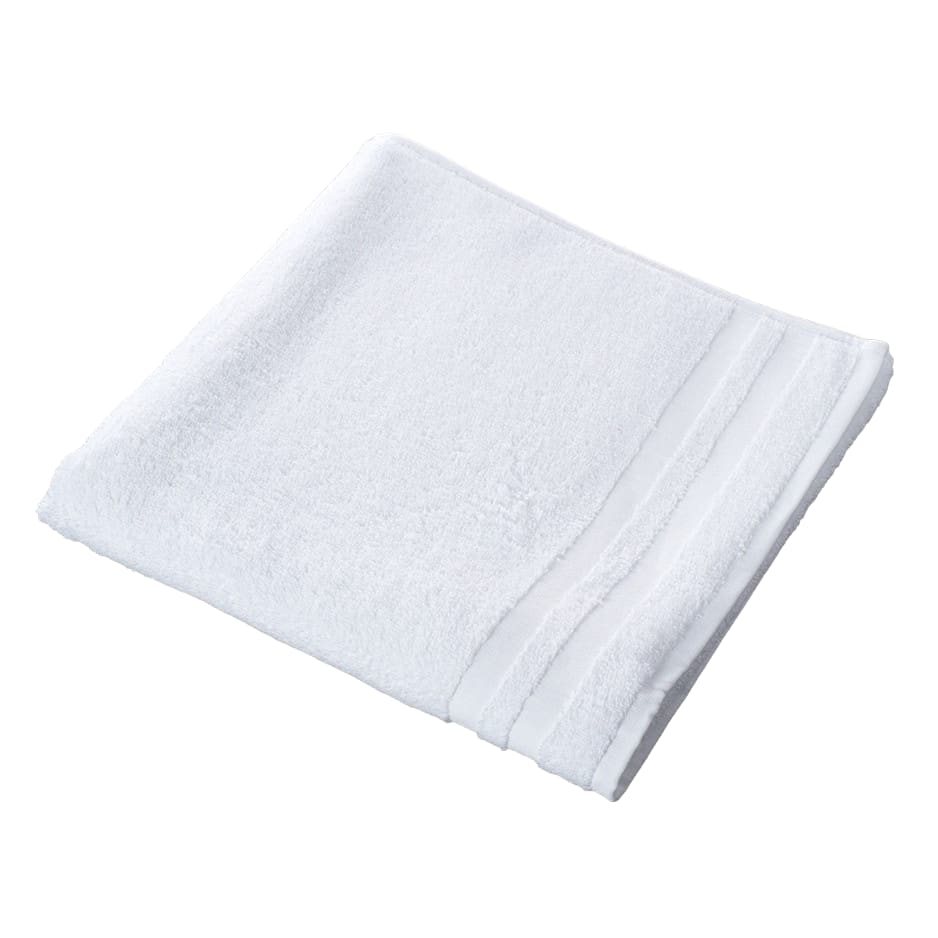 maxi drap de bain en coton blanc 100x150 cm