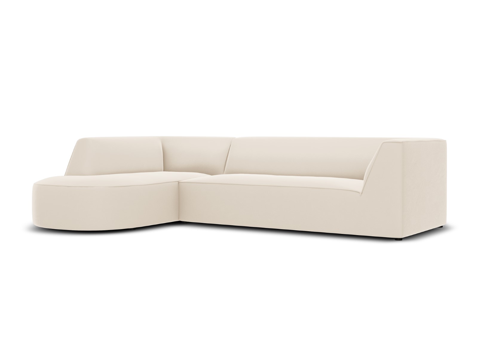 Charles - Canapé velours Beige - Vue supplémentaire 2