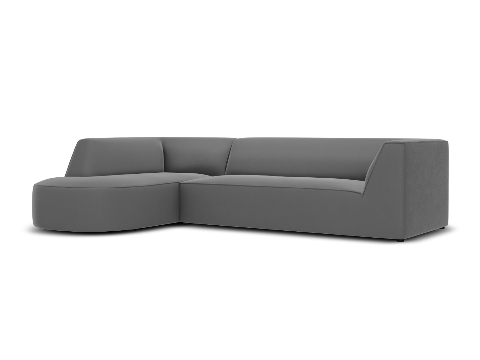 Charles - Canapé velours Gris - Vue supplémentaire 2