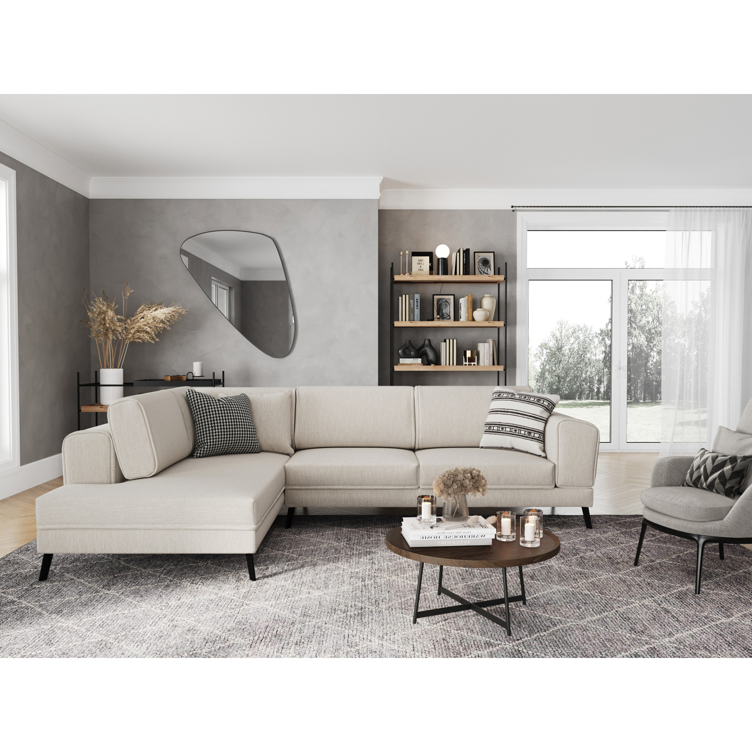 india - Canapé convertible Beige - Vue supplémentaire 2