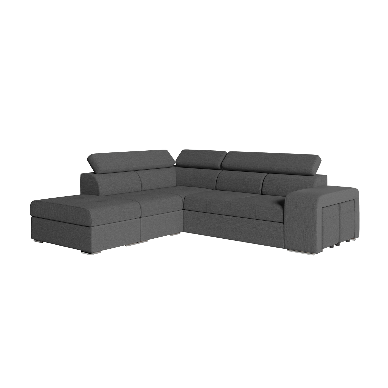 soan - Canapé relax convertible Gris - Vue supplémentaire 1