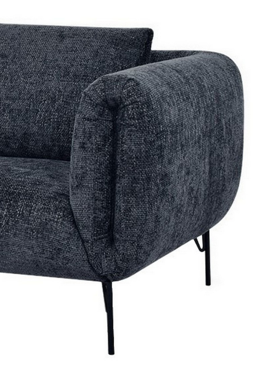 abysse - Canapé velours Gris - Vue supplémentaire 2