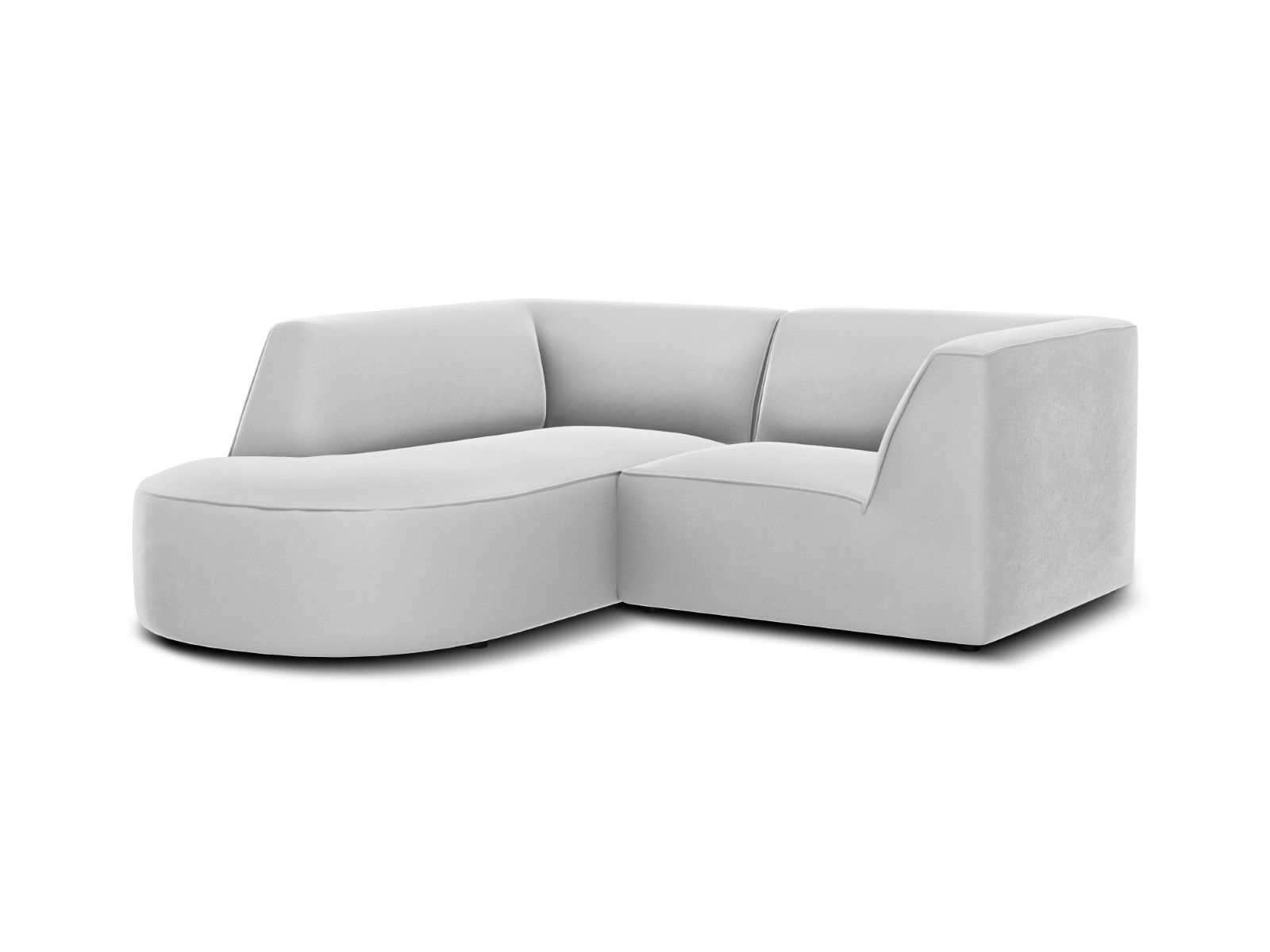 Charles - Canapé velours Gris - Vue supplémentaire 2