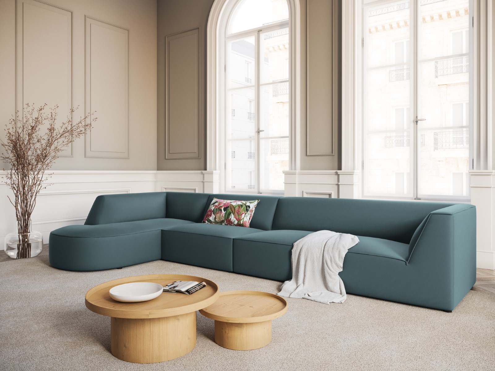 Produit similaire: Charles - Canapé velours Bleu