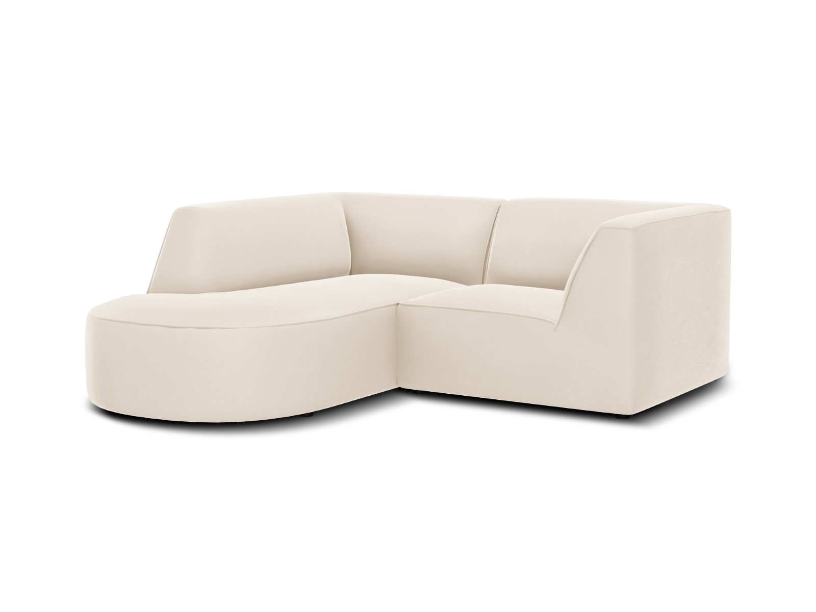 Charles - Canapé velours Beige - Vue supplémentaire 2