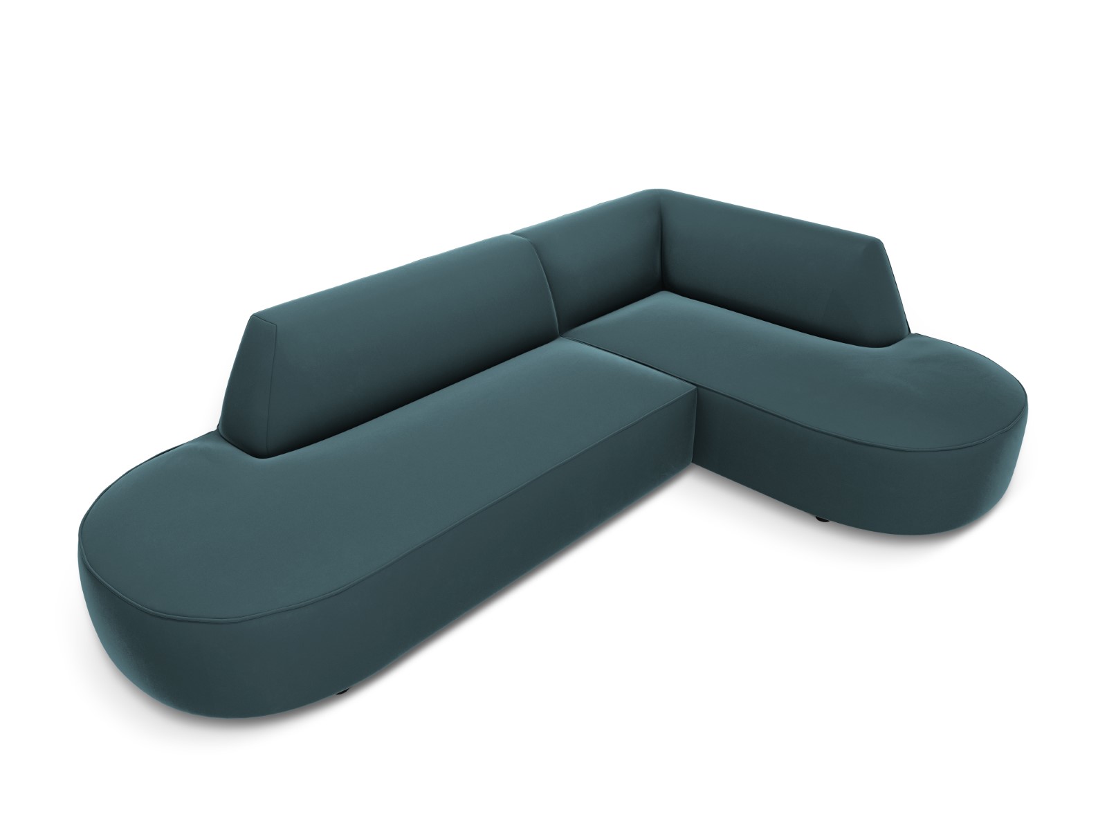 Charles - Canapé velours Bleu - Vue supplémentaire 2