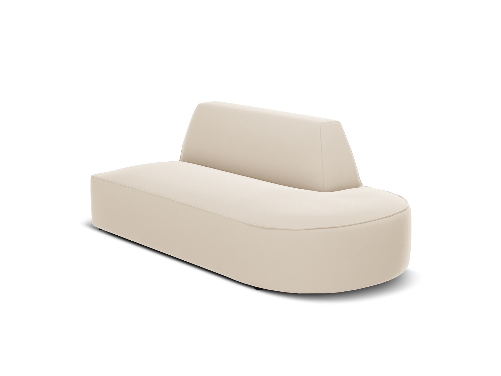 Charles - Canapé velours Beige - Vue supplémentaire 2