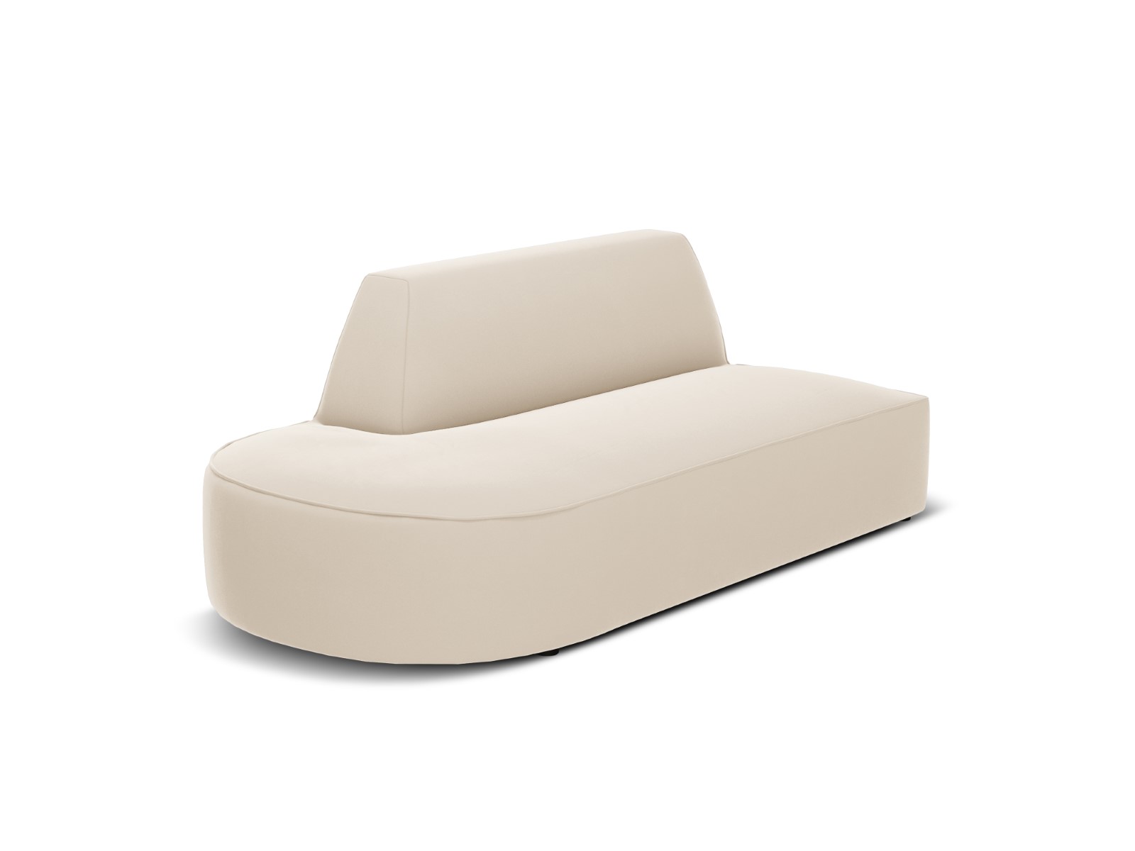 Charles - Canapé velours Beige - Vue supplémentaire 2