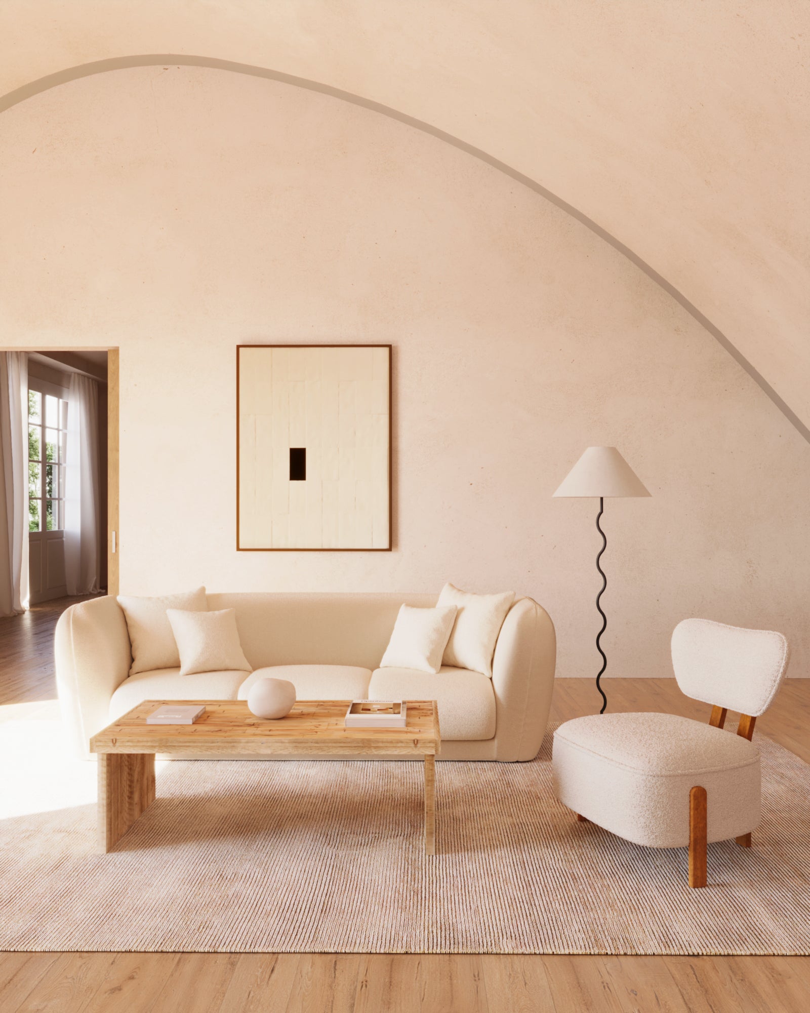 jill - Canapé Beige - Vue supplémentaire 2