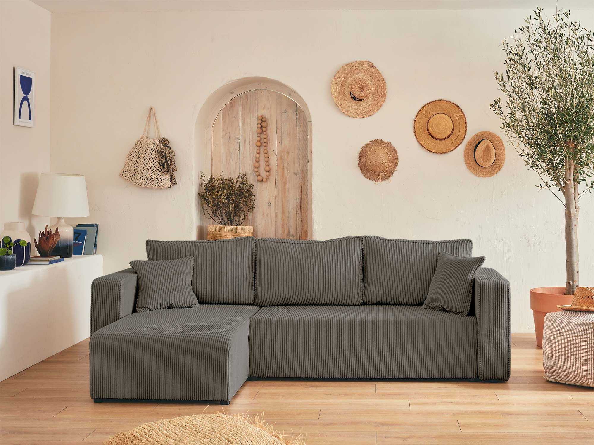 Produit similaire: topaze - Canapé convertible Gris