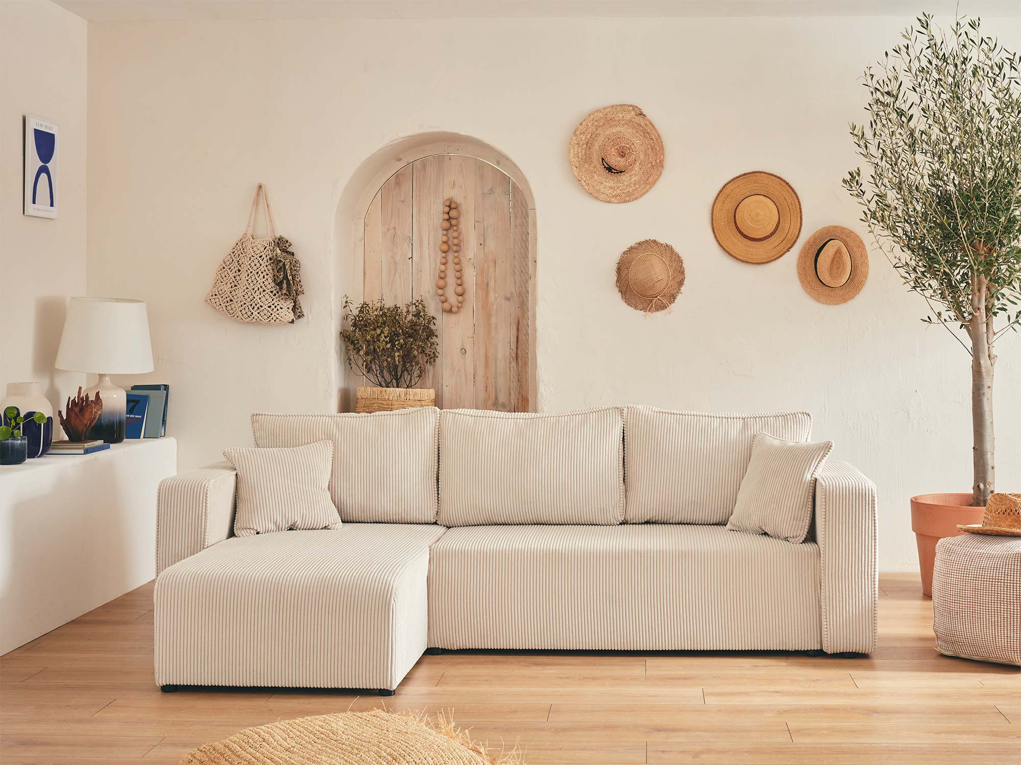 Produit similaire: topaze - Canapé convertible Beige