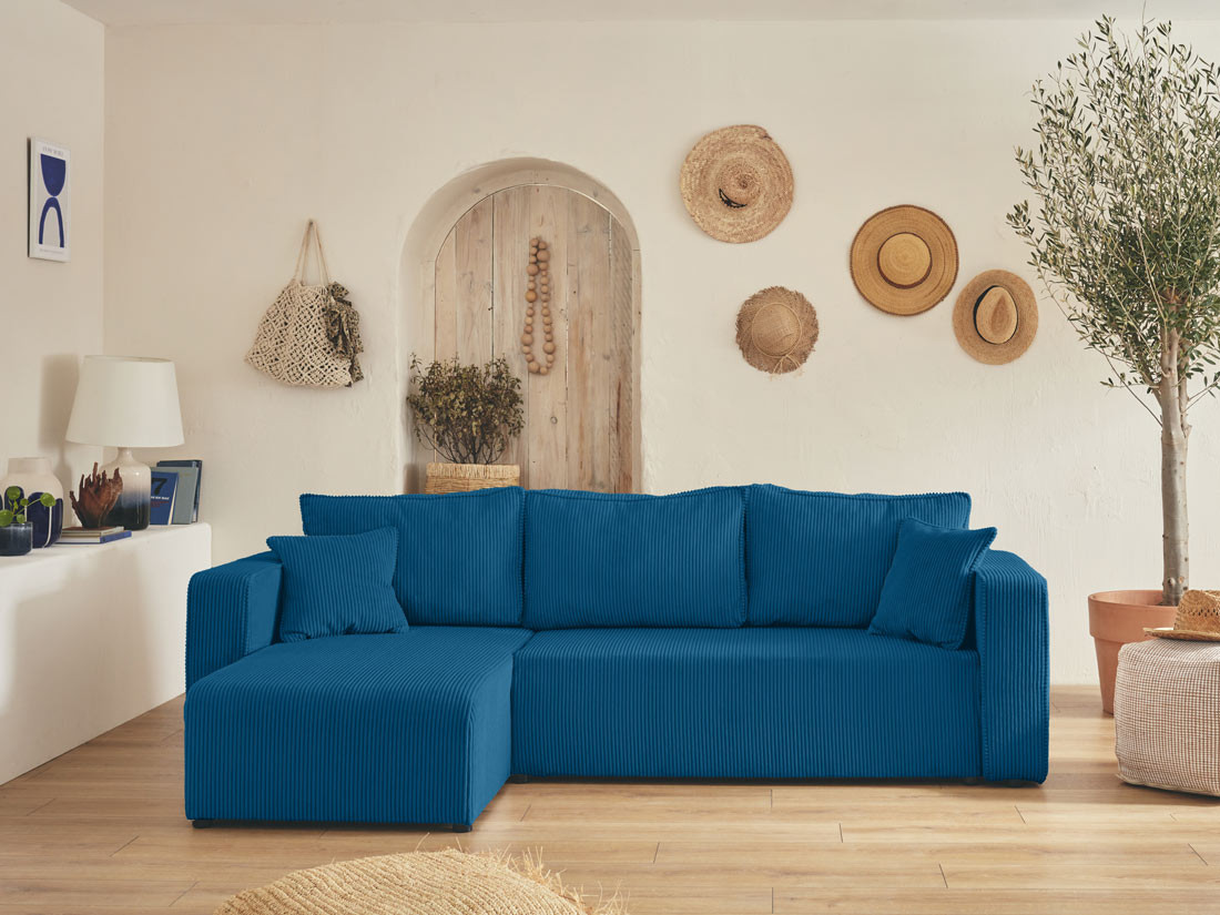 Produit similaire: topaze - Canapé convertible Bleu