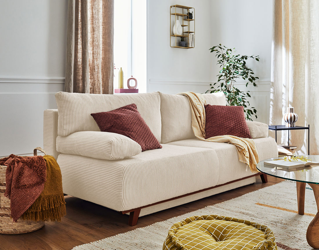 Canapé convertible Beige - Vue supplémentaire 2