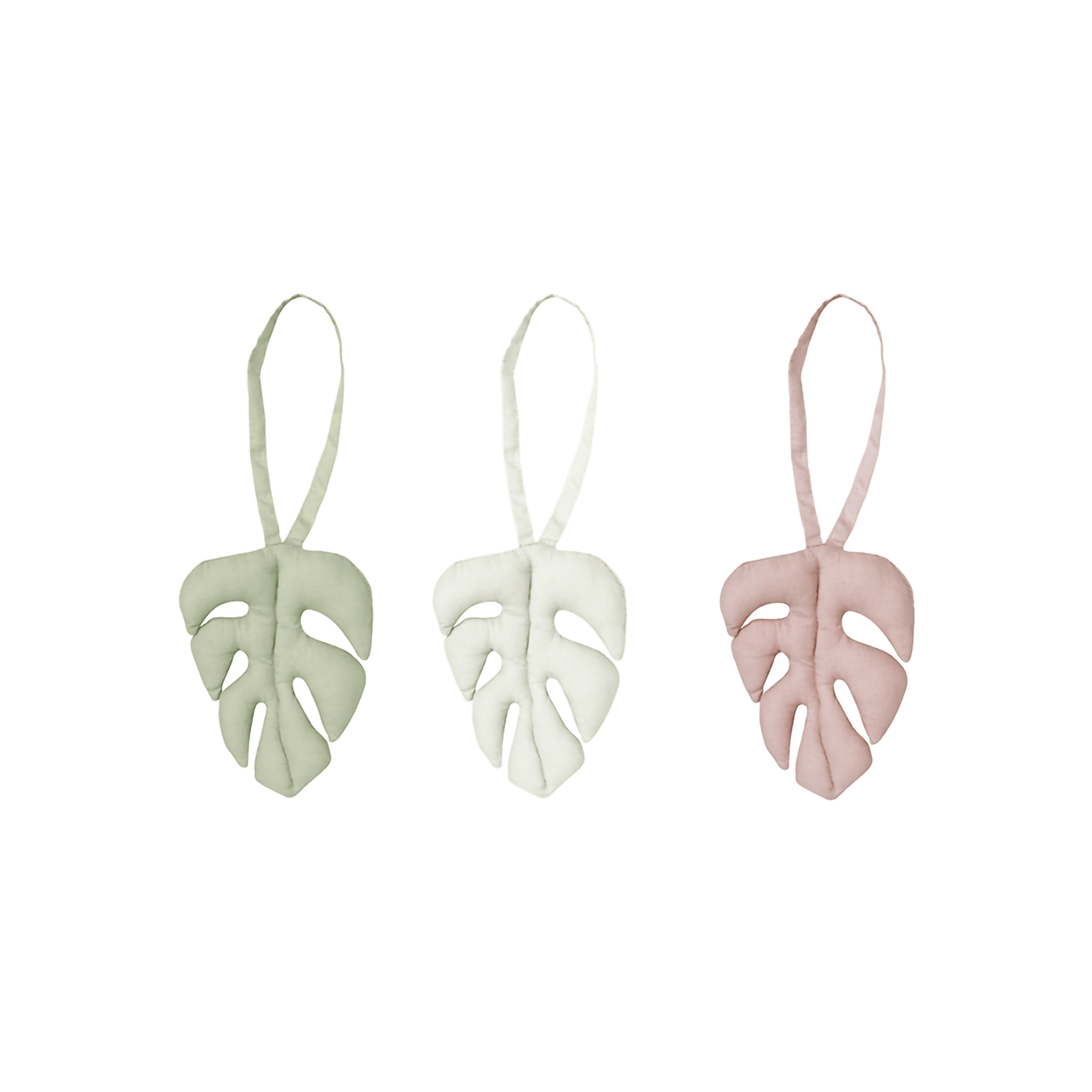 Lot de 3 suspensions pour jouets à hochets - Monstera 2x42x11 cm (Lorena Canals) - Image 1