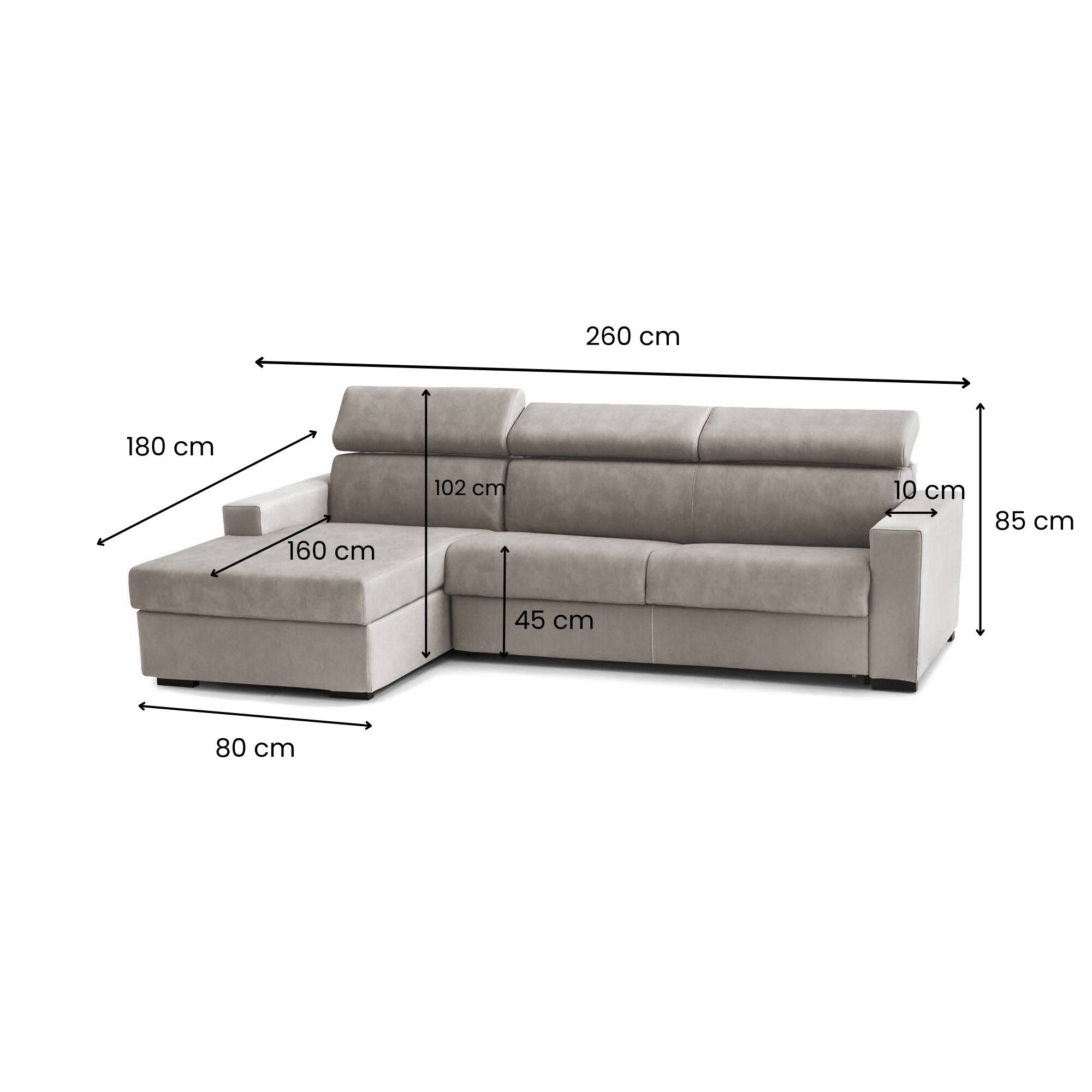 aryaly - Canapé relax Beige - Vue supplémentaire 2