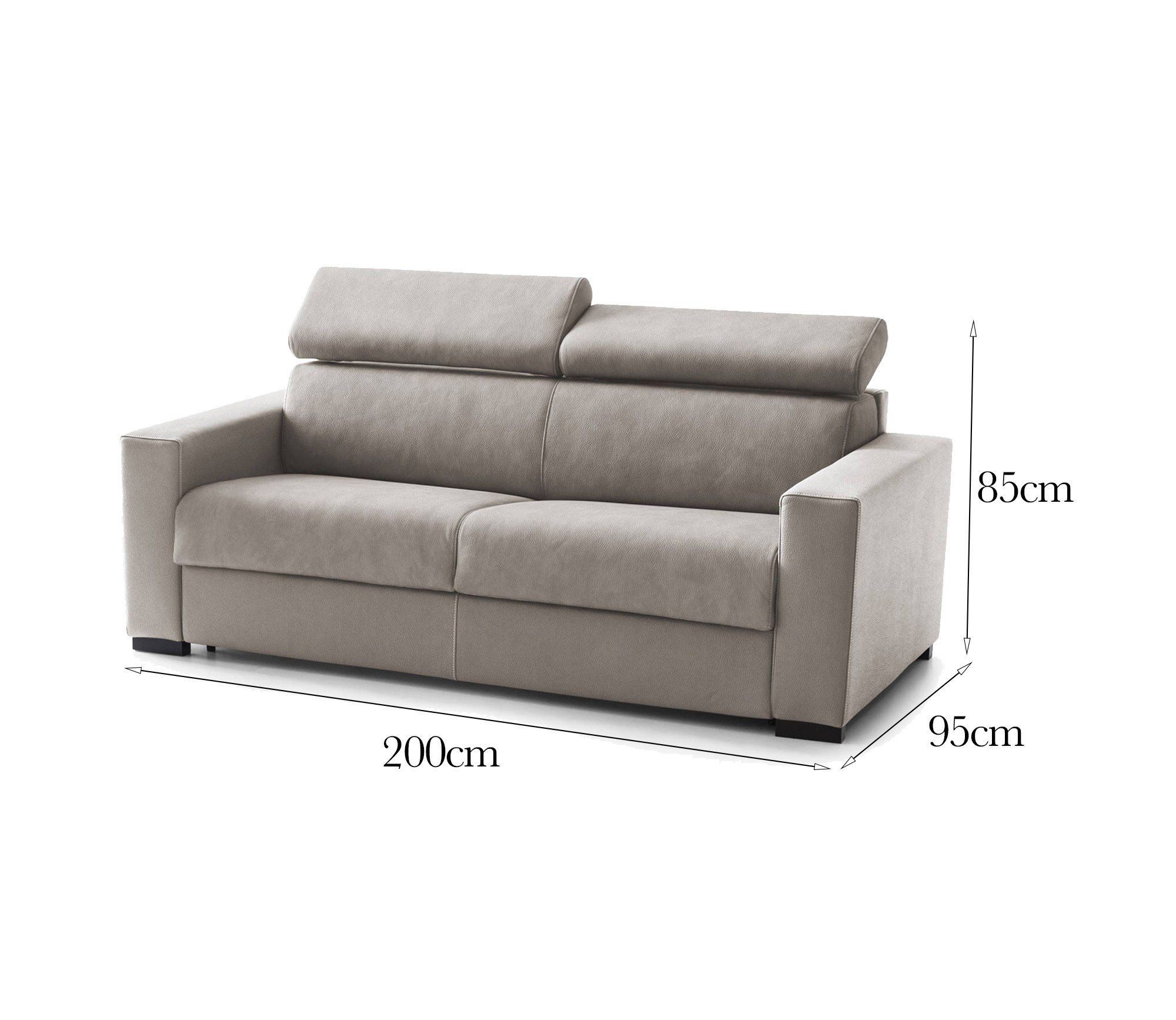 aggius - Canapé relax Beige - Vue supplémentaire 2