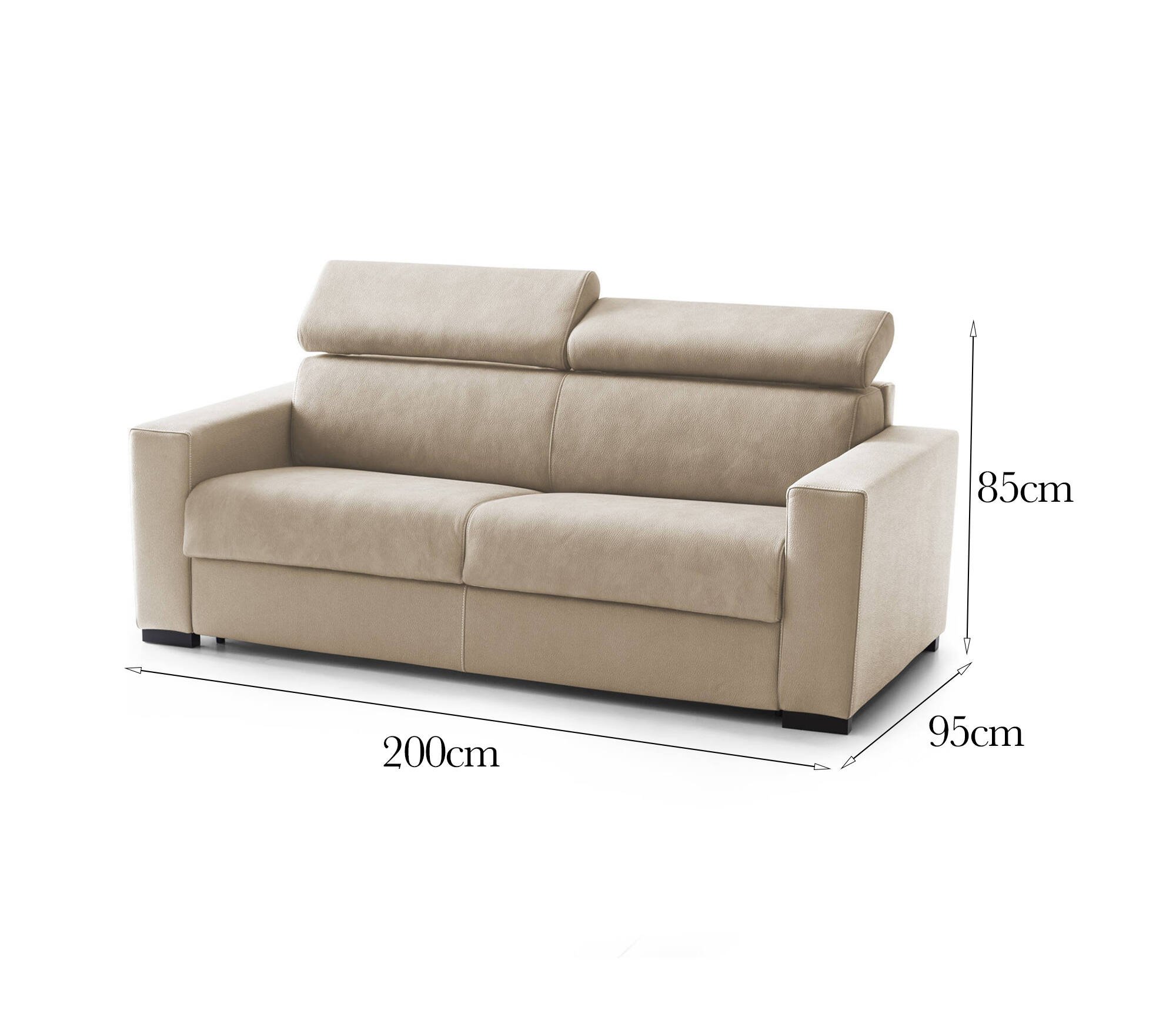 vigolana - Canapé relax Beige - Vue supplémentaire 2