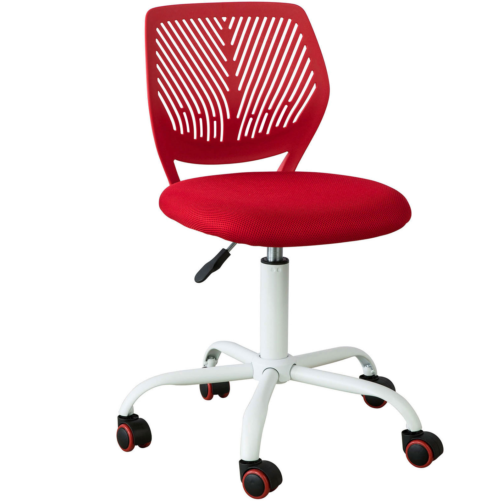chaise de bureau ergonomique rouge