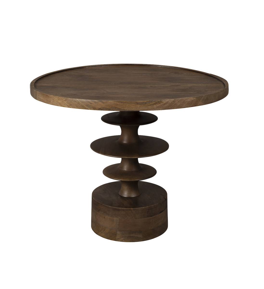 Table basse design en bois marron