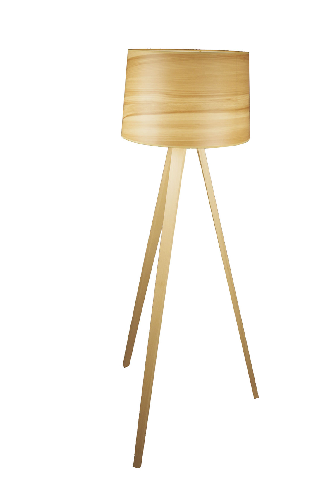 Lampadaire design en bois bois