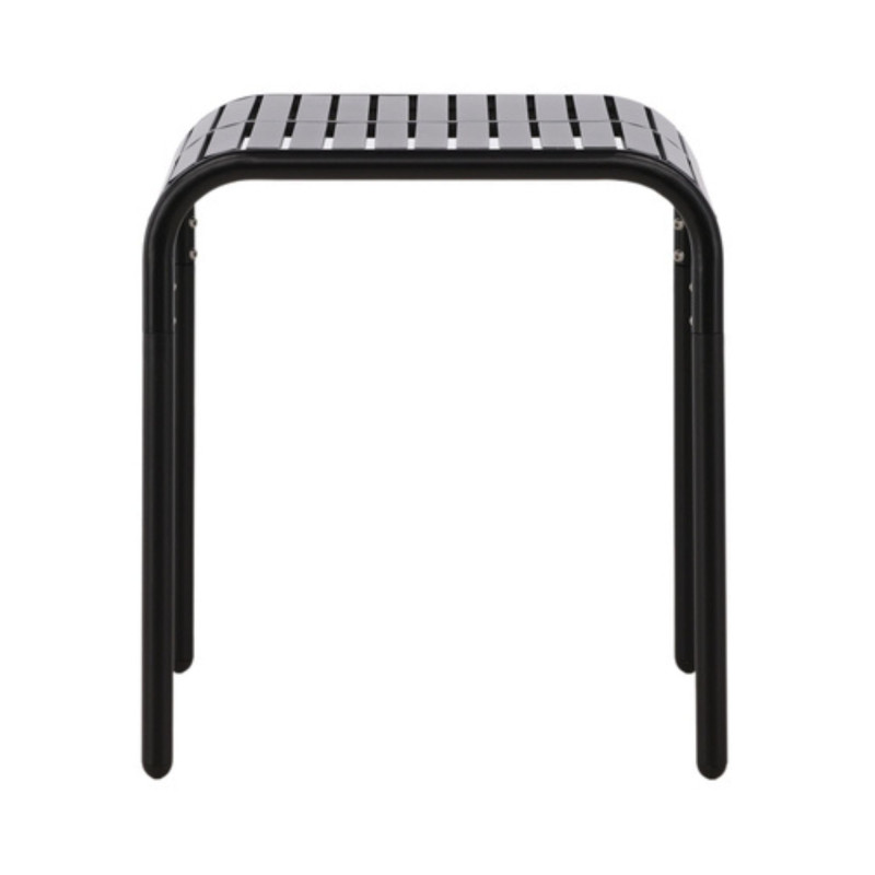 Table de jardin en aliminium 70x70cm noir